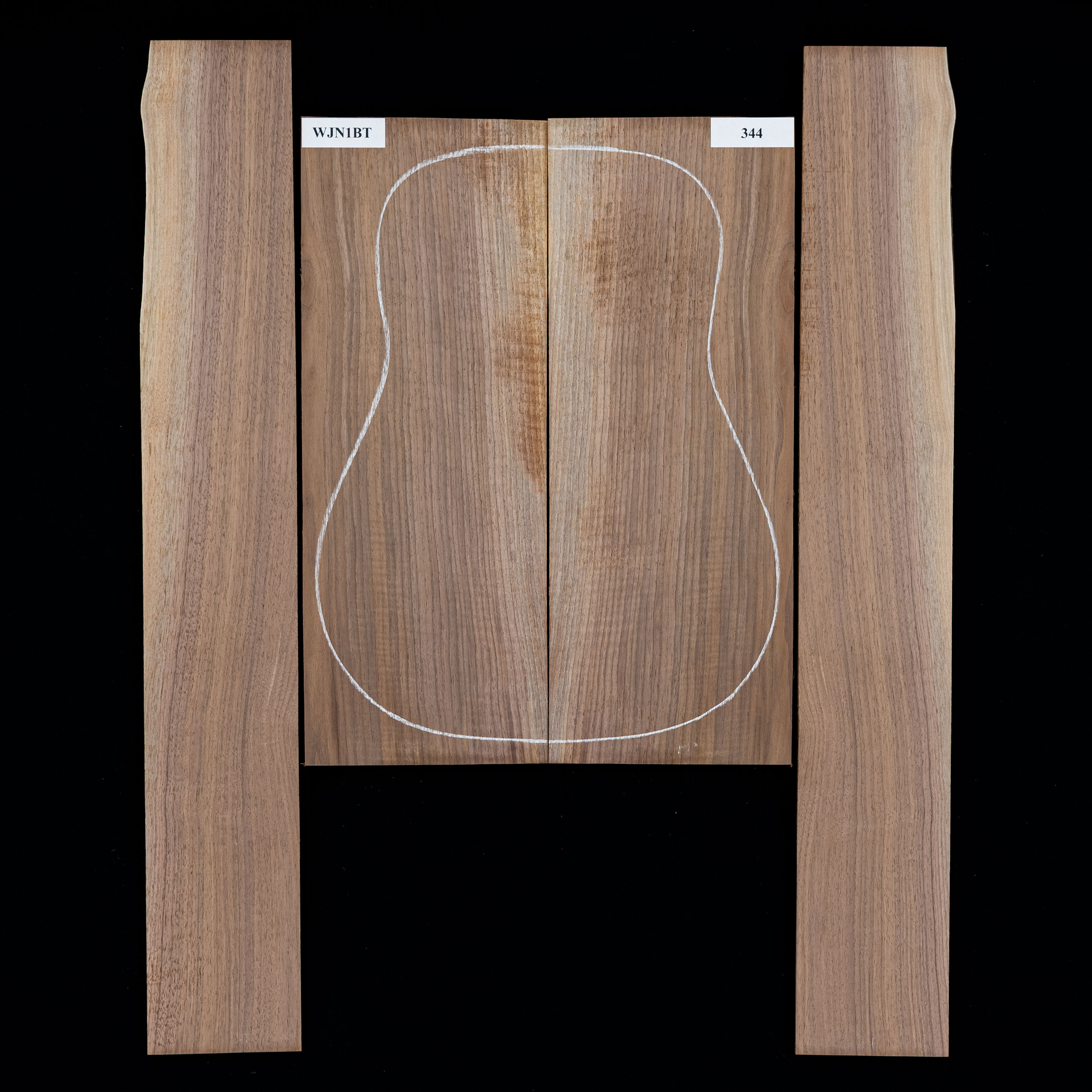 Black Walnut Back + Side Set - 344