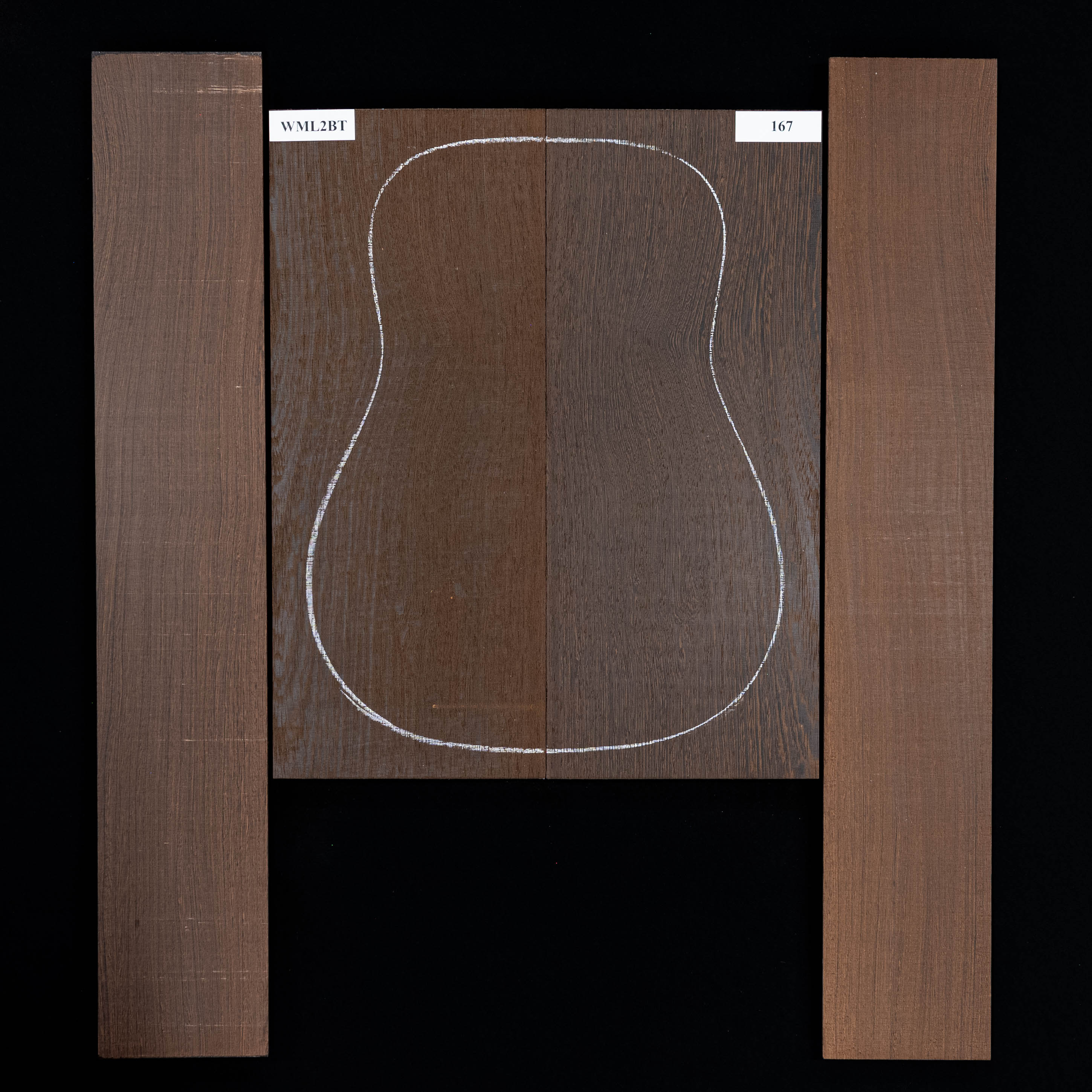 Wenge Back + Side Set - 167 - StewMac