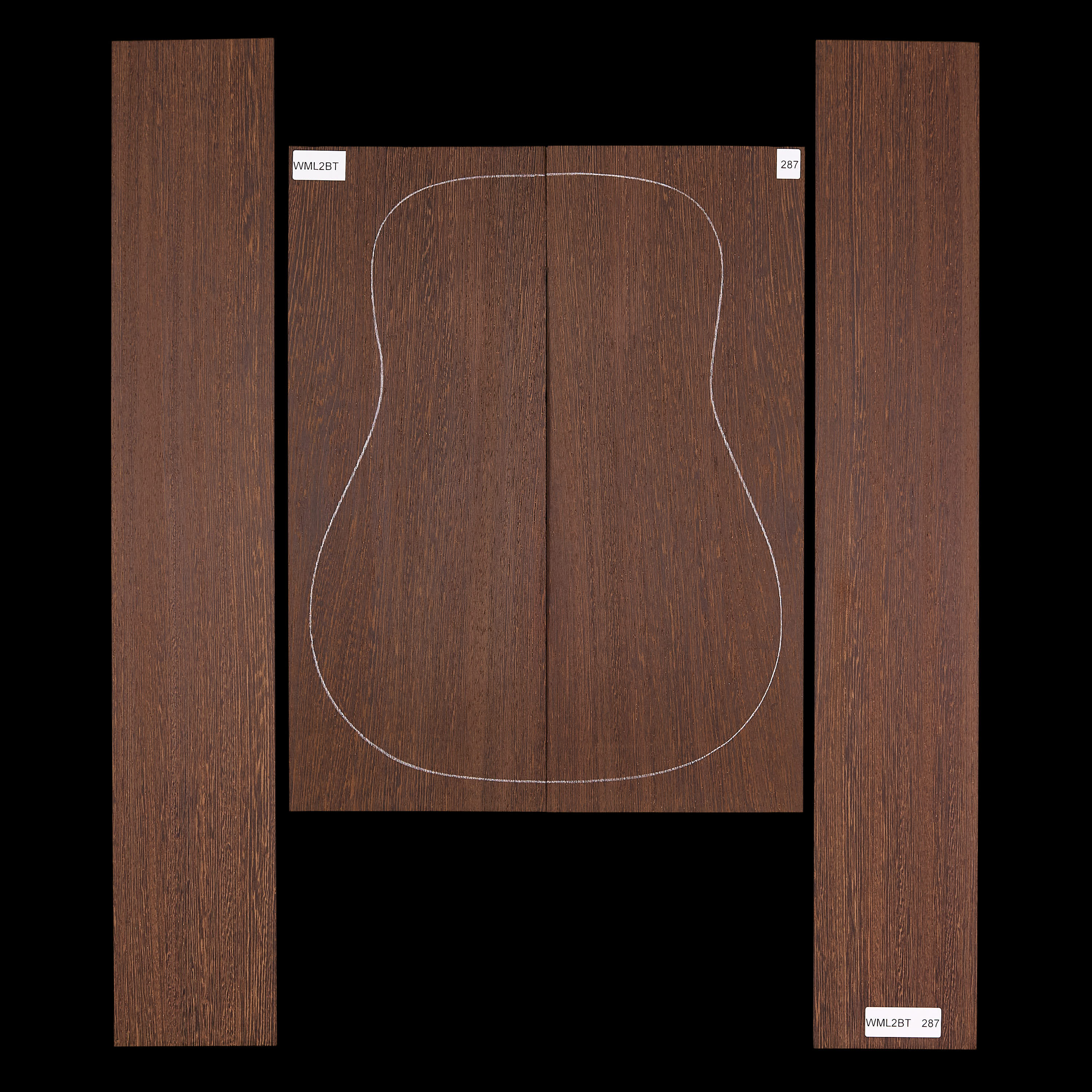 Wenge Back + Side Set - 287