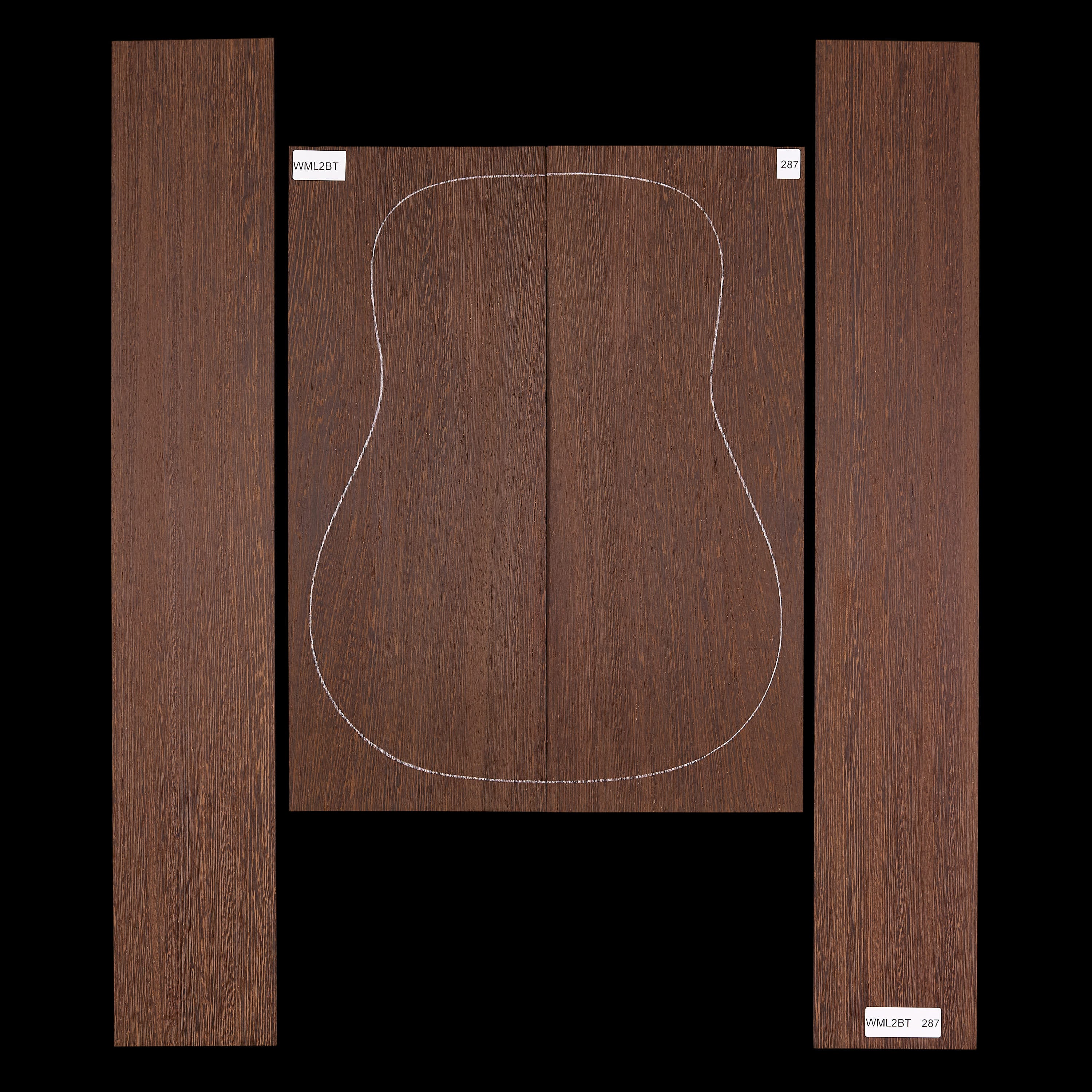 Wenge Back + Side Set - 287