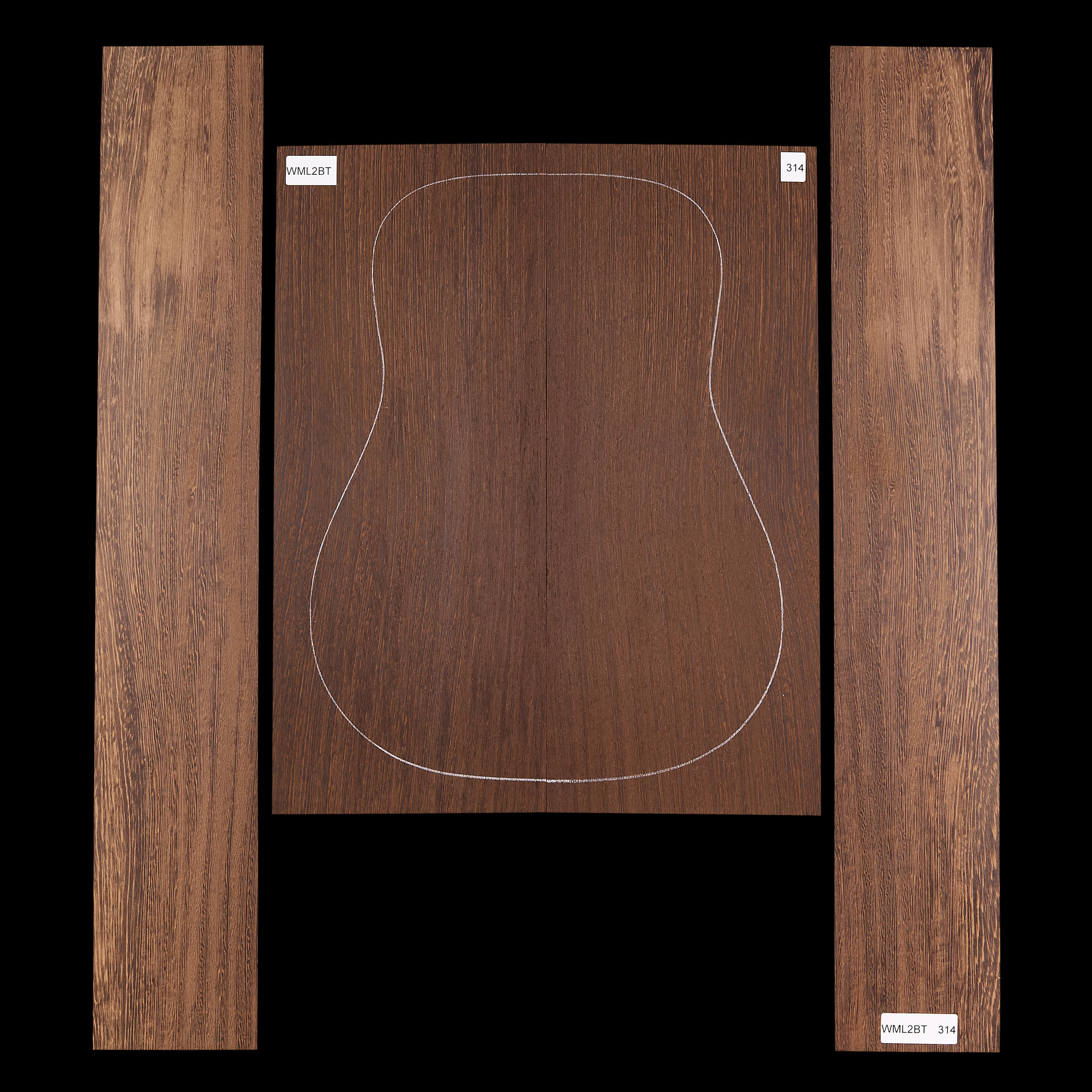 Wenge Back + Side Set - 314