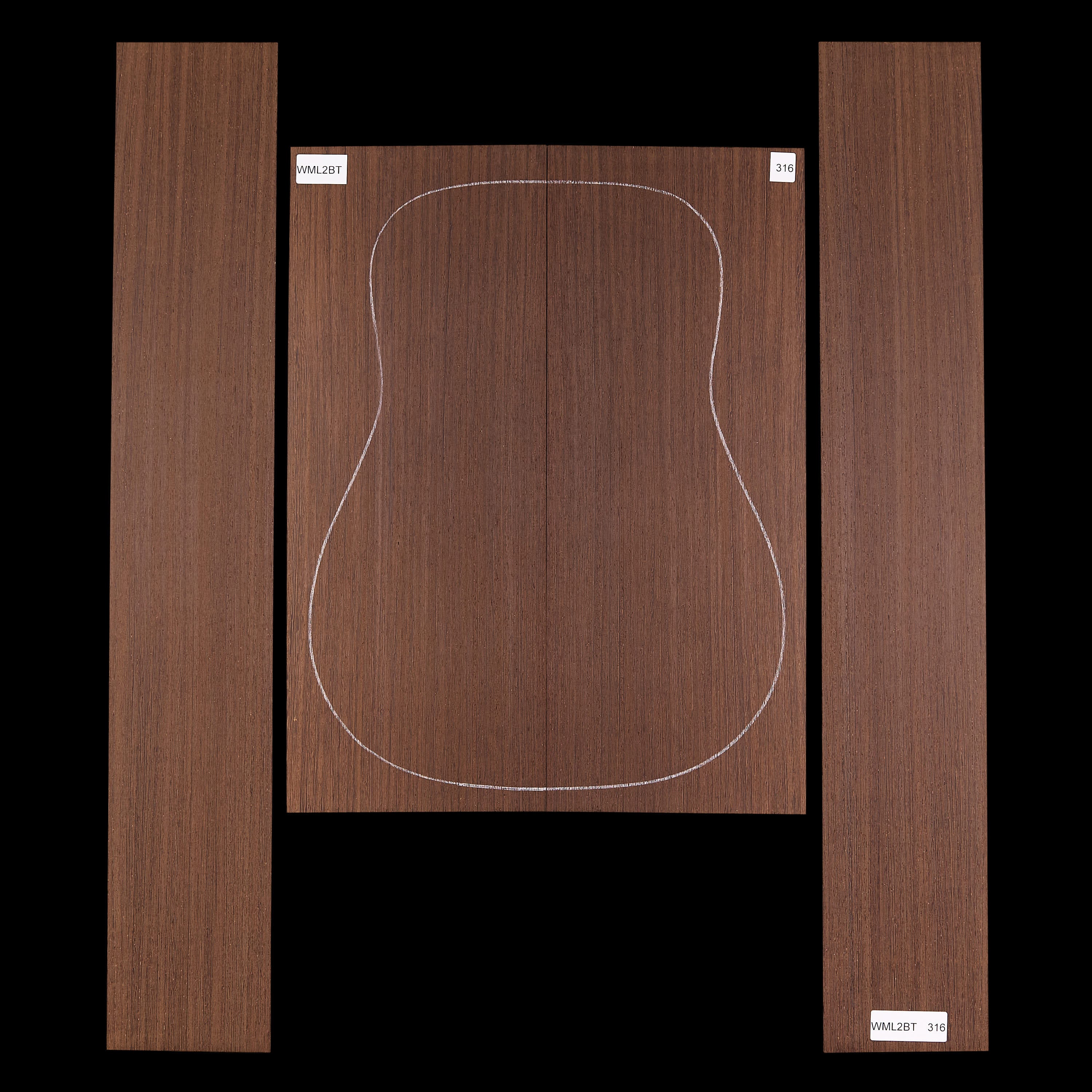 Wenge Back + Side Set - 316