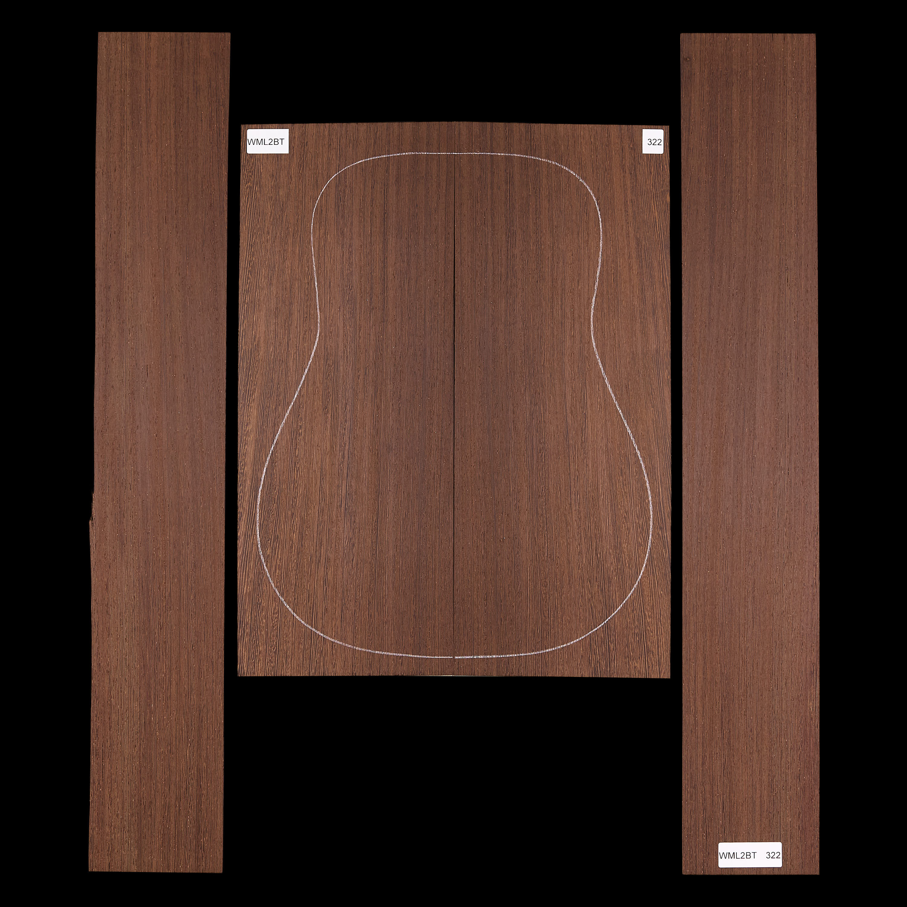 Wenge Back + Side Set - 322