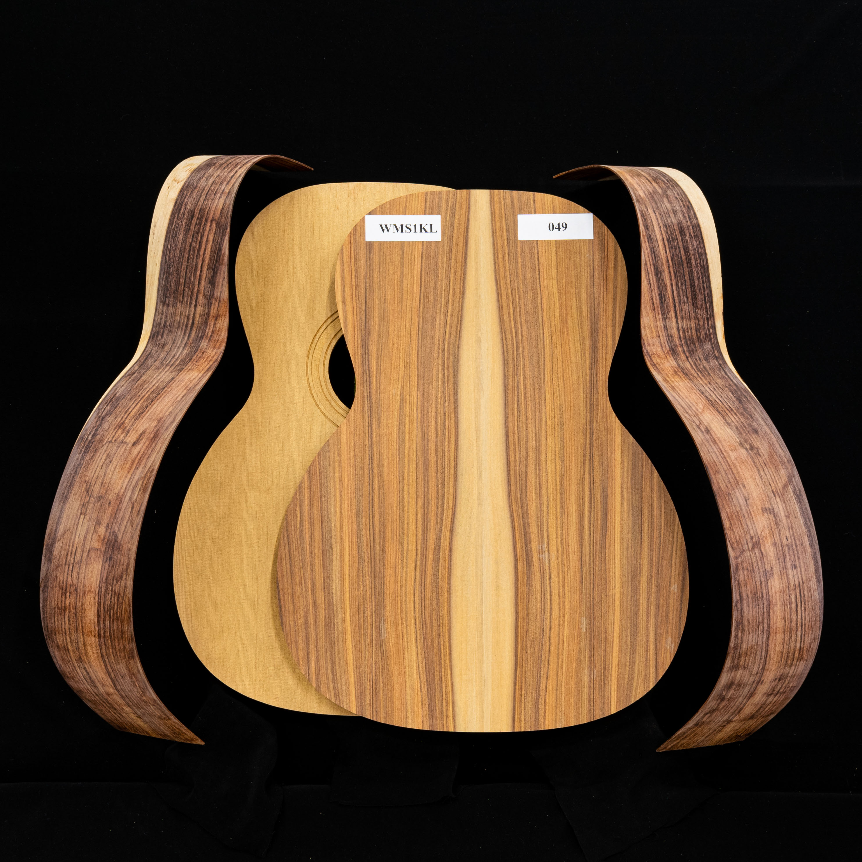 WoodStax Pau Ferro Triple-O Guitar Kit, Bolt-on Neck - 049