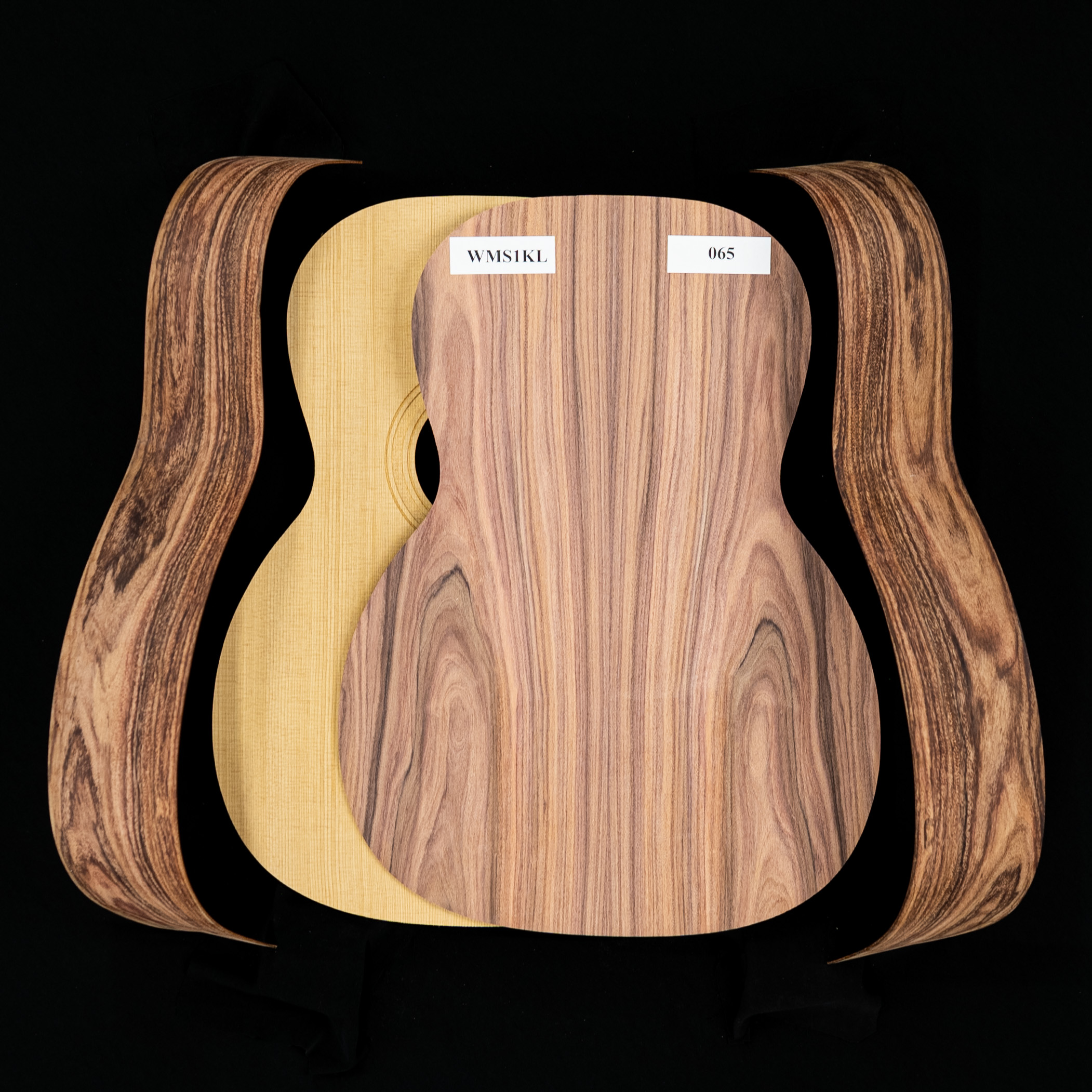 WoodStax Pau Ferro TripleO Guitar Kit, Bolton Neck 065 StewMac