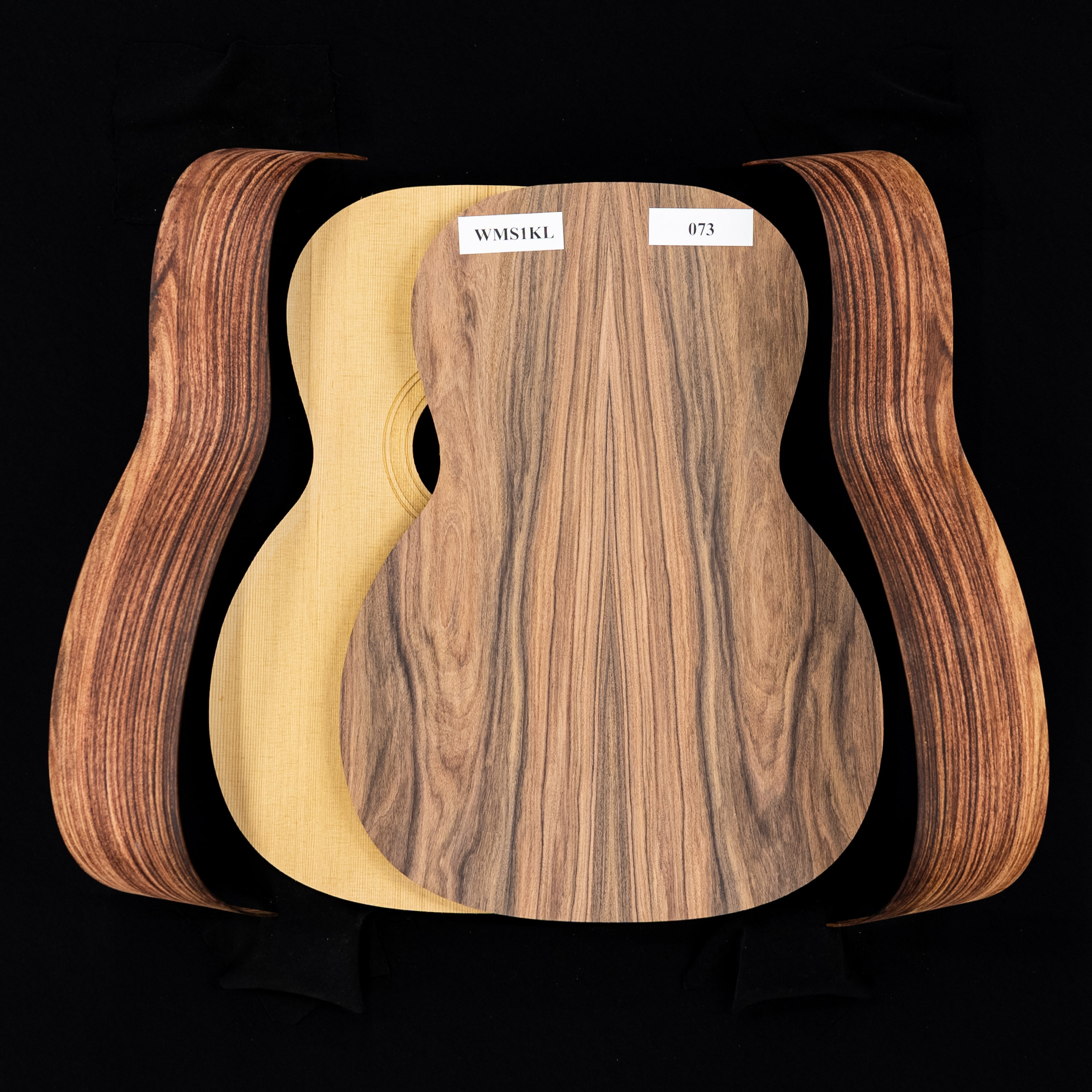 WoodStax Pau Ferro TripleO Guitar Kit, Bolton Neck 073 StewMac