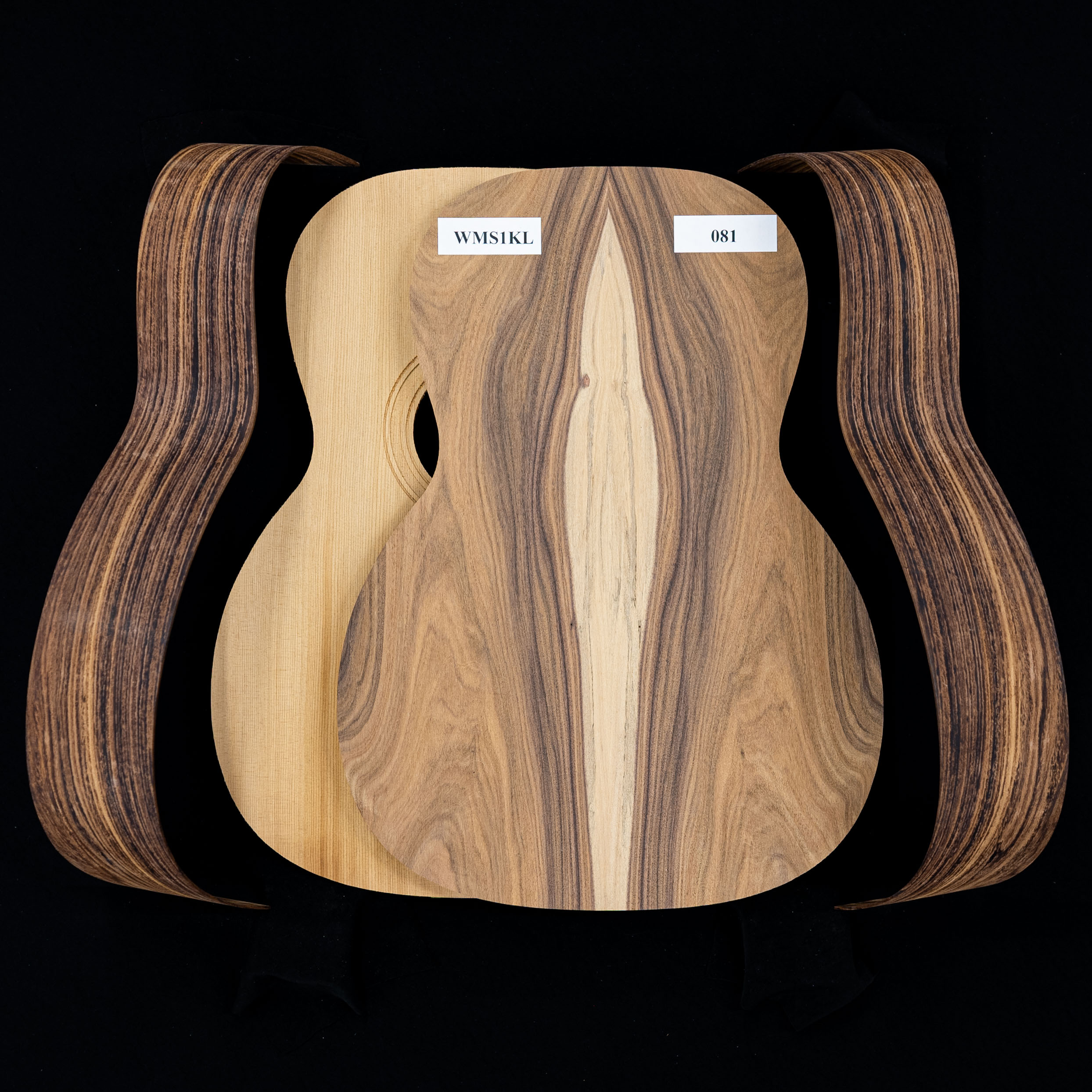 WoodStax Pau Ferro TripleO Guitar Kit, Bolton Neck 081 StewMac
