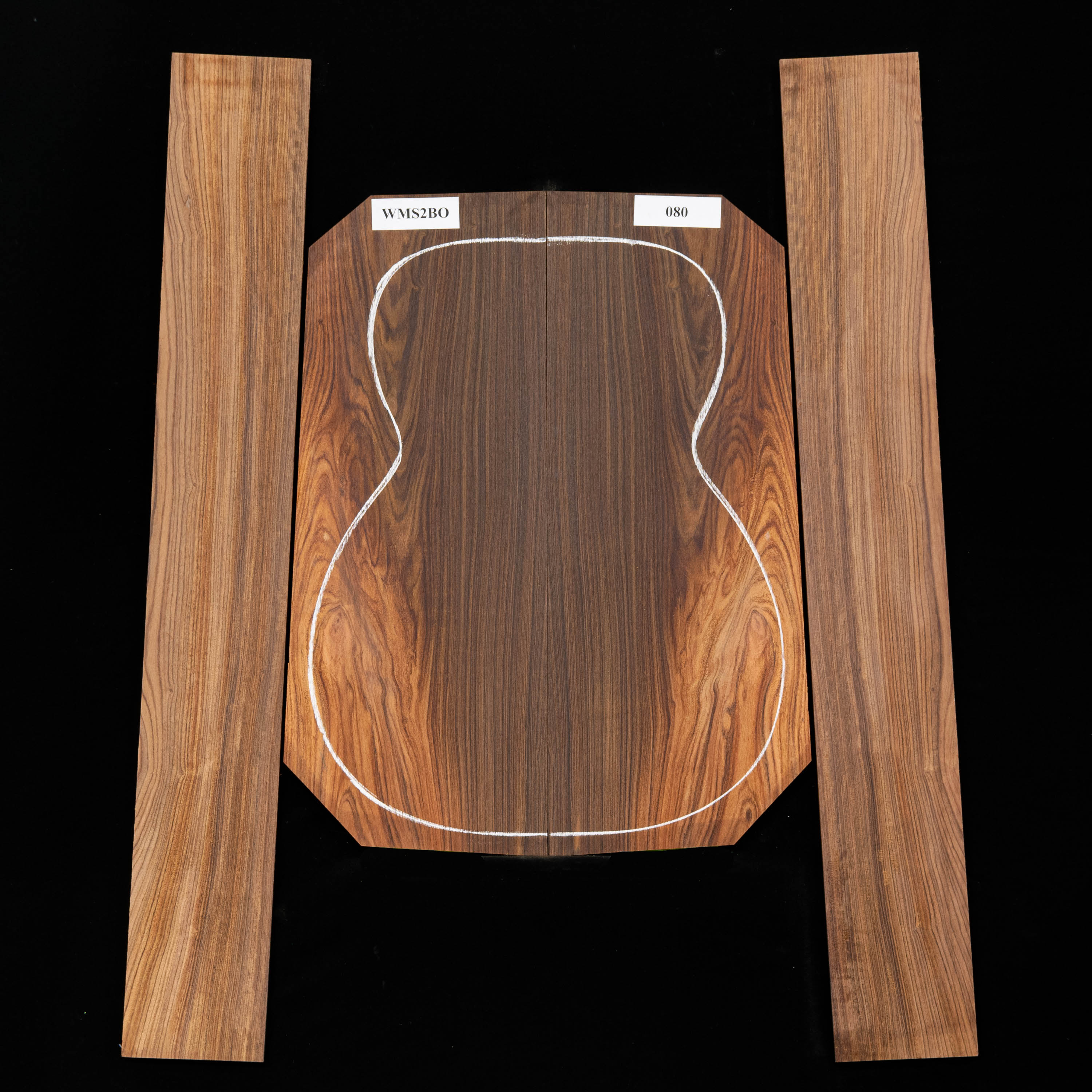 Bass Wood - Pao Ferro Fingerboard for Bass - 720mm