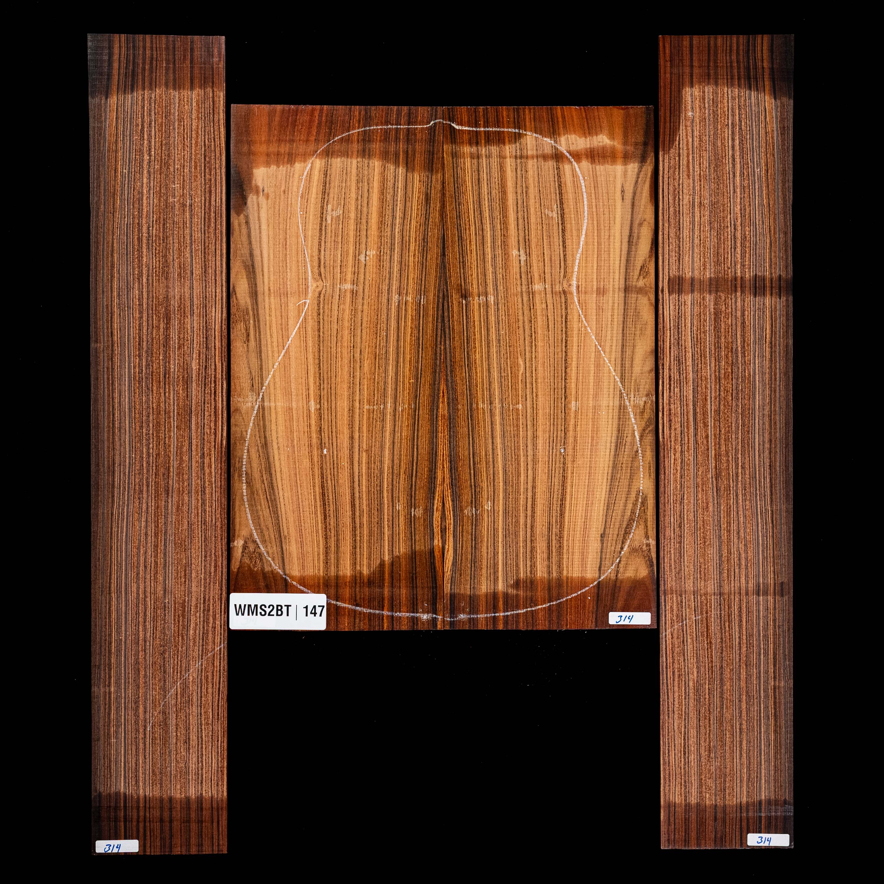 Pau Ferro Back + Side Set - 147