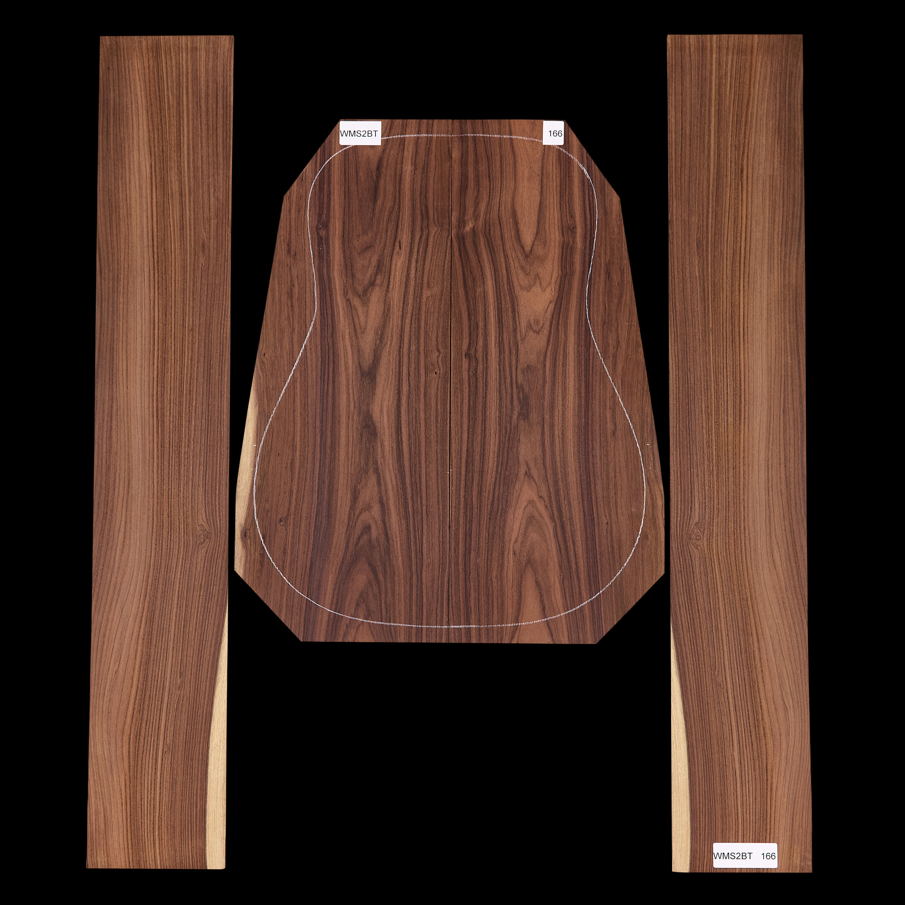 Pau Ferro Back + Side Set - 166