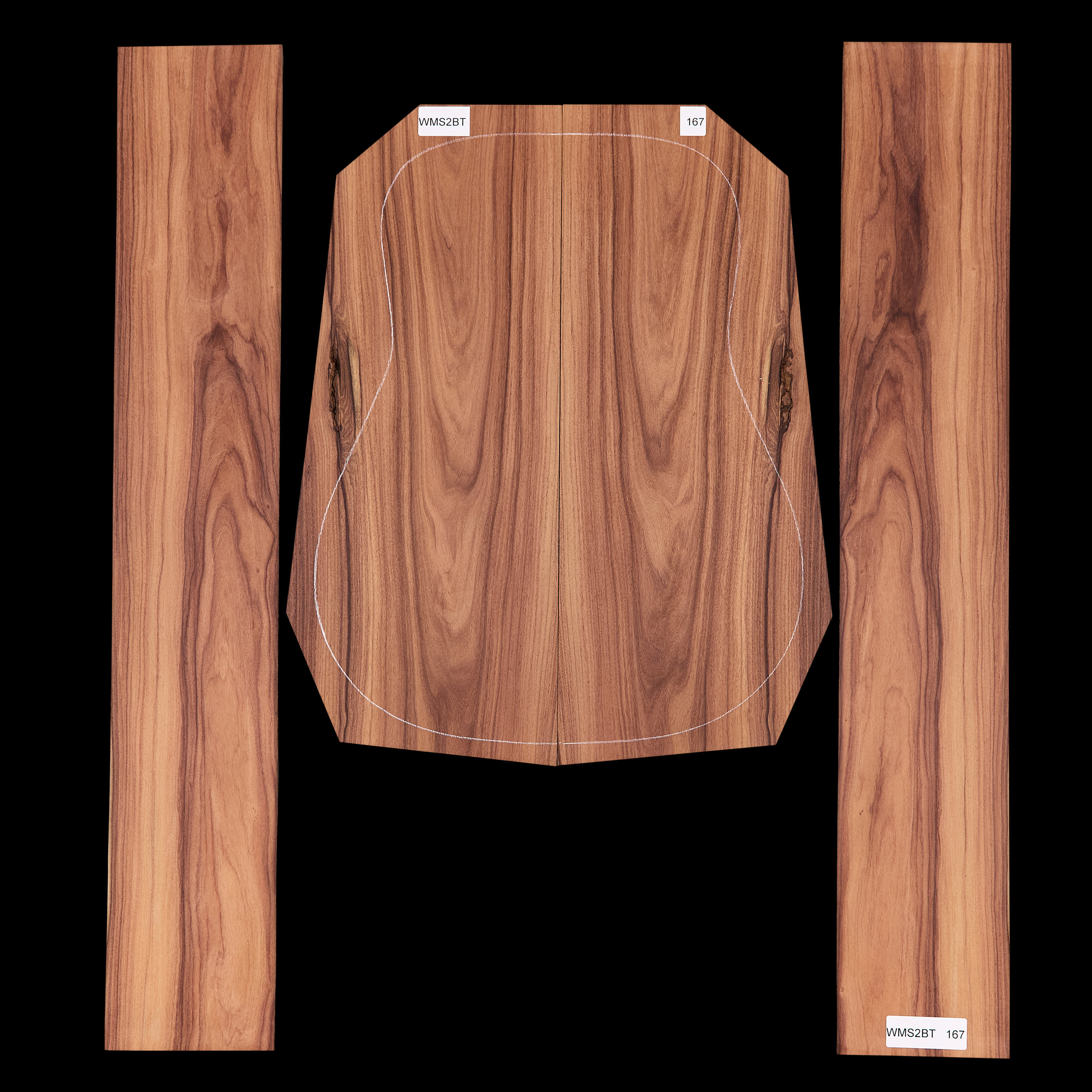 Pau Ferro Back + Side Set - 167