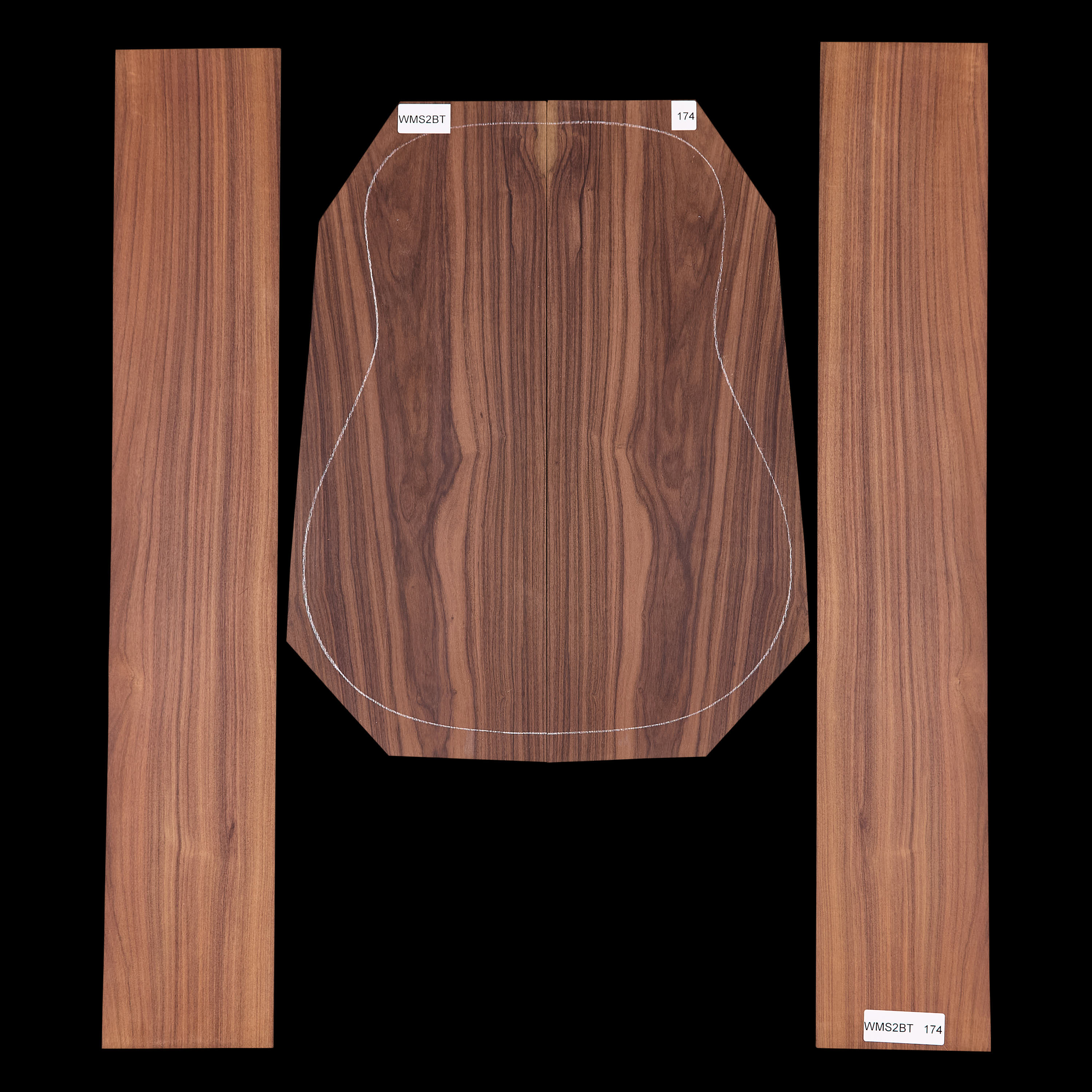 Pau Ferro Back + Side Set - 174