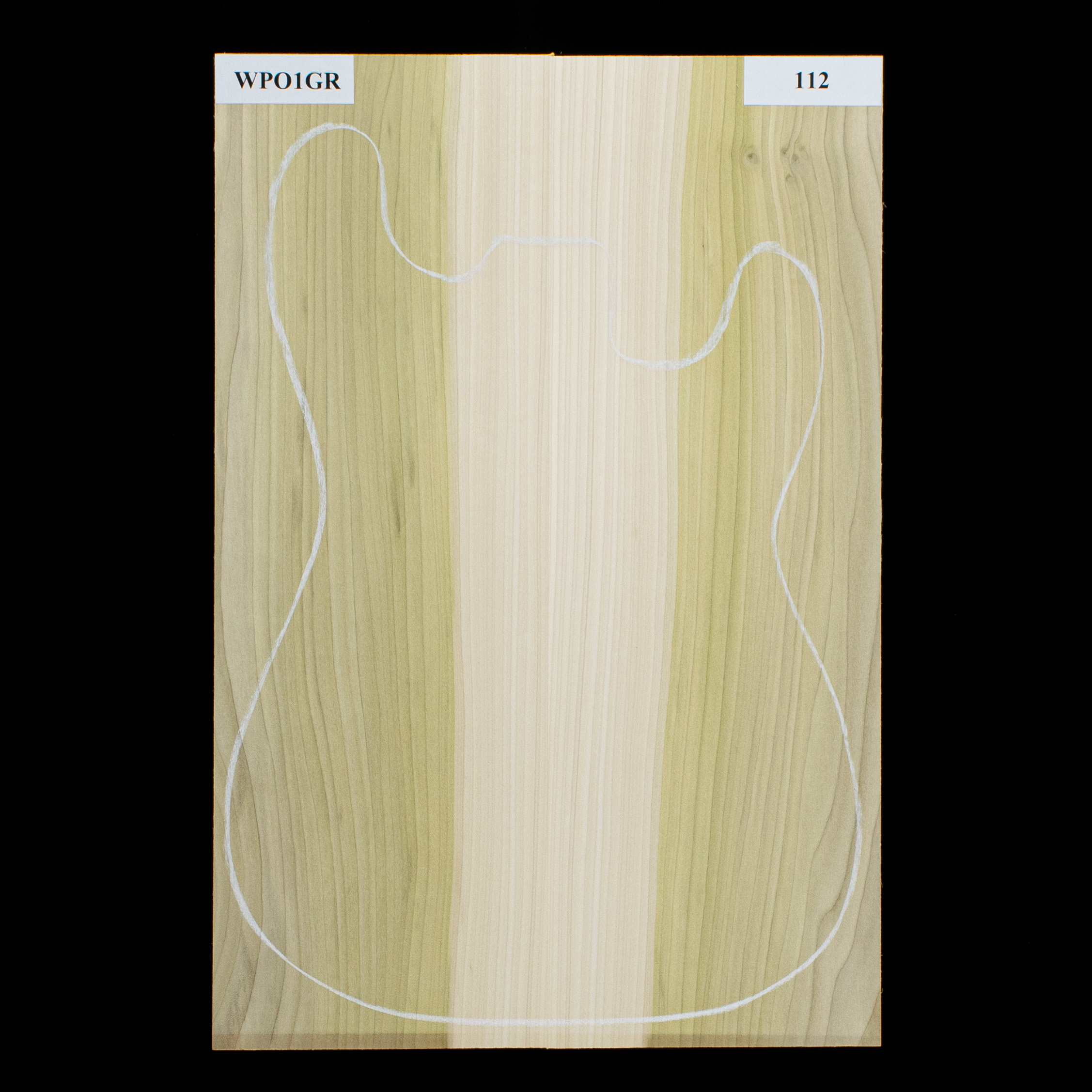 Poplar Body Blank, 2Piece 112 StewMac