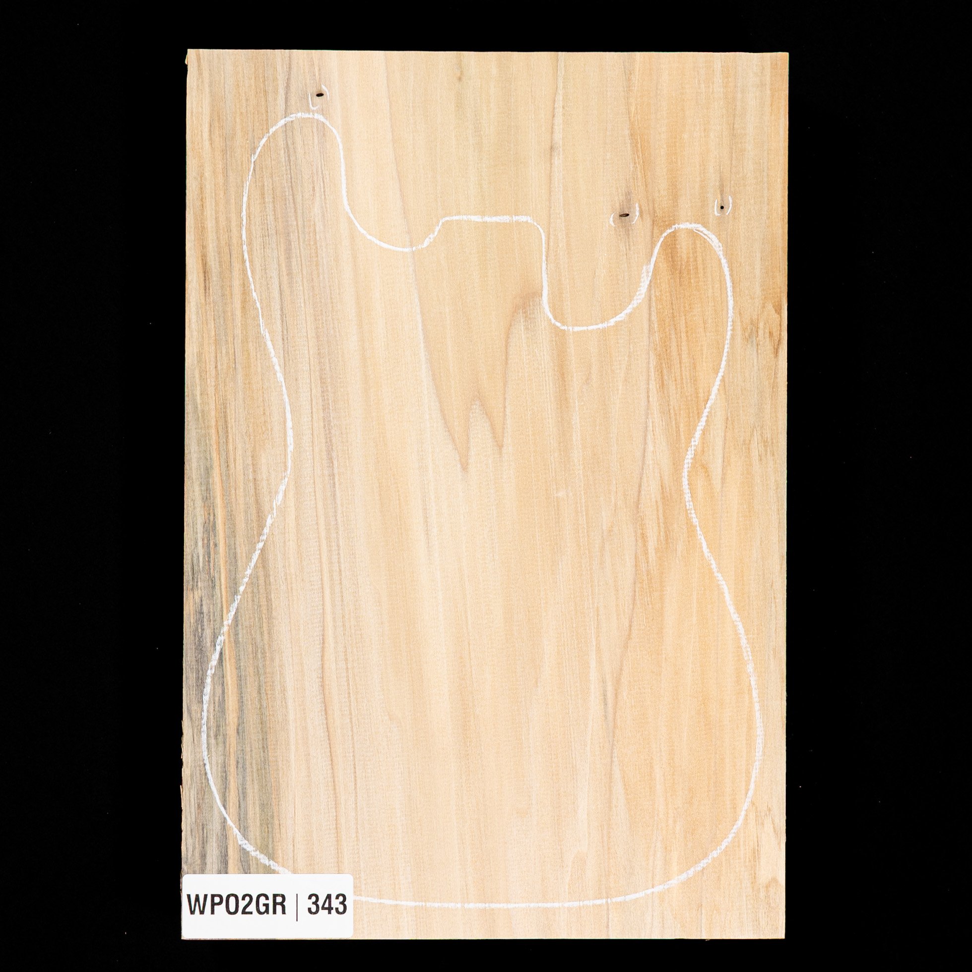 Poplar Body Blank, 1-Piece (9.1 lb) - 343