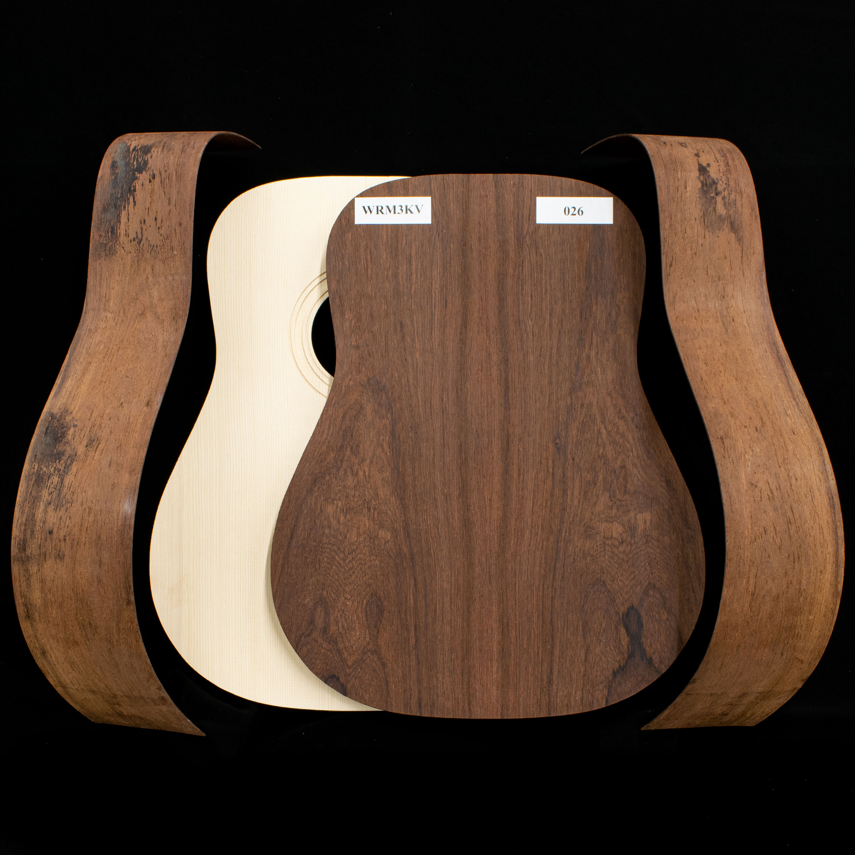 WoodStax Madagascar Dreadnought Kit, Bolt-on Neck - 026