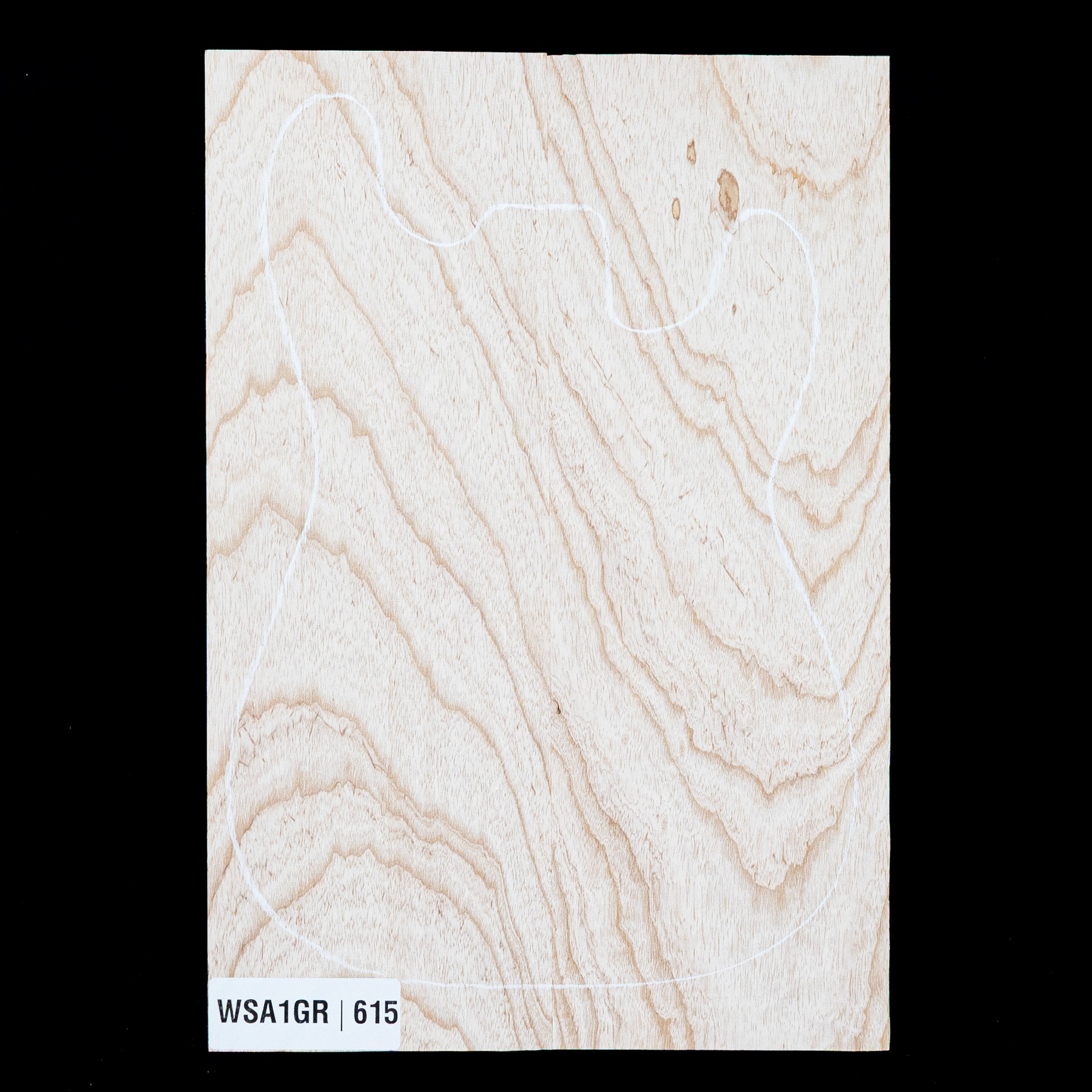 Swamp Ash Body Blank, 2-piece (7.7 lb) - 615