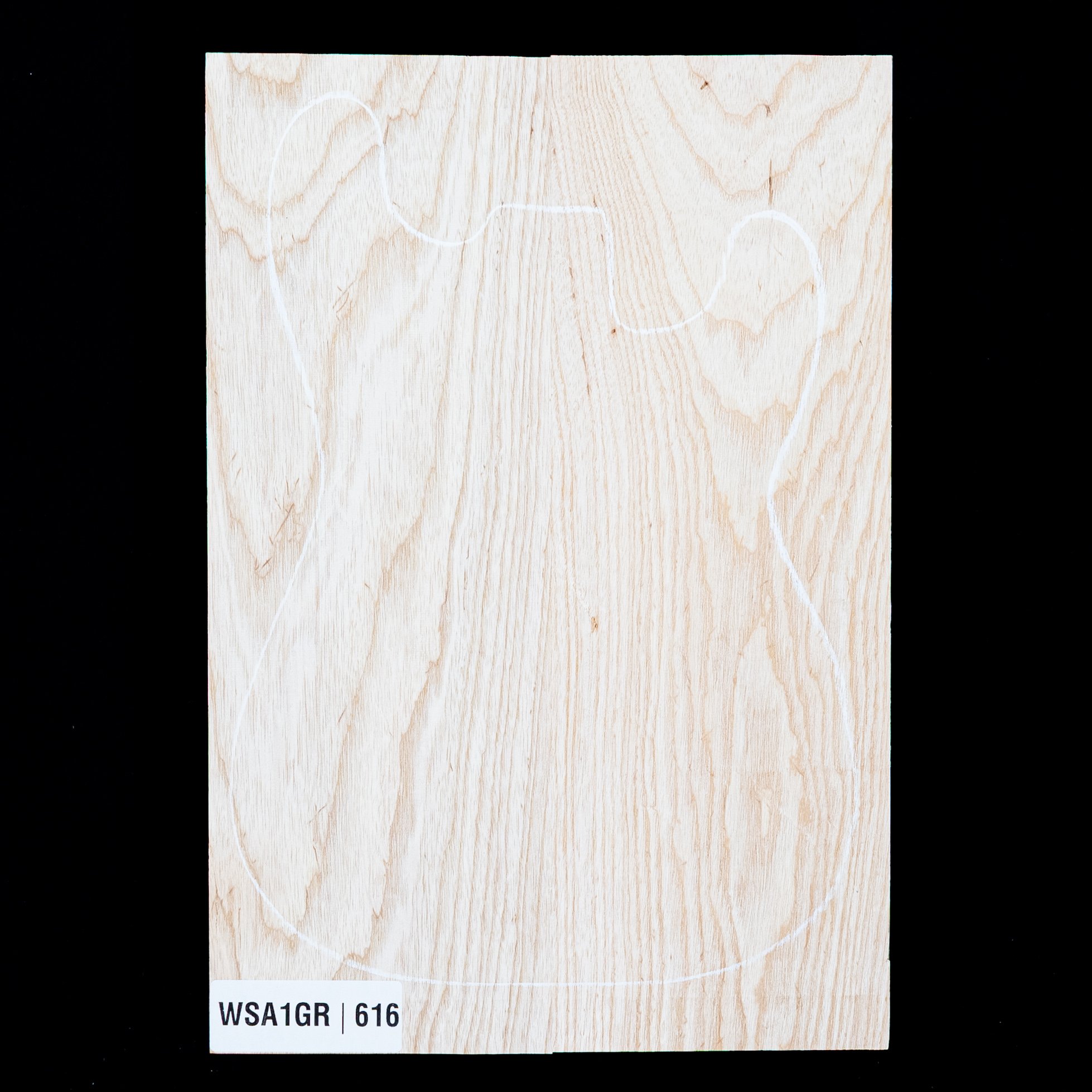 Swamp Ash Body Blank, 2-piece (7.7 lb) - 616