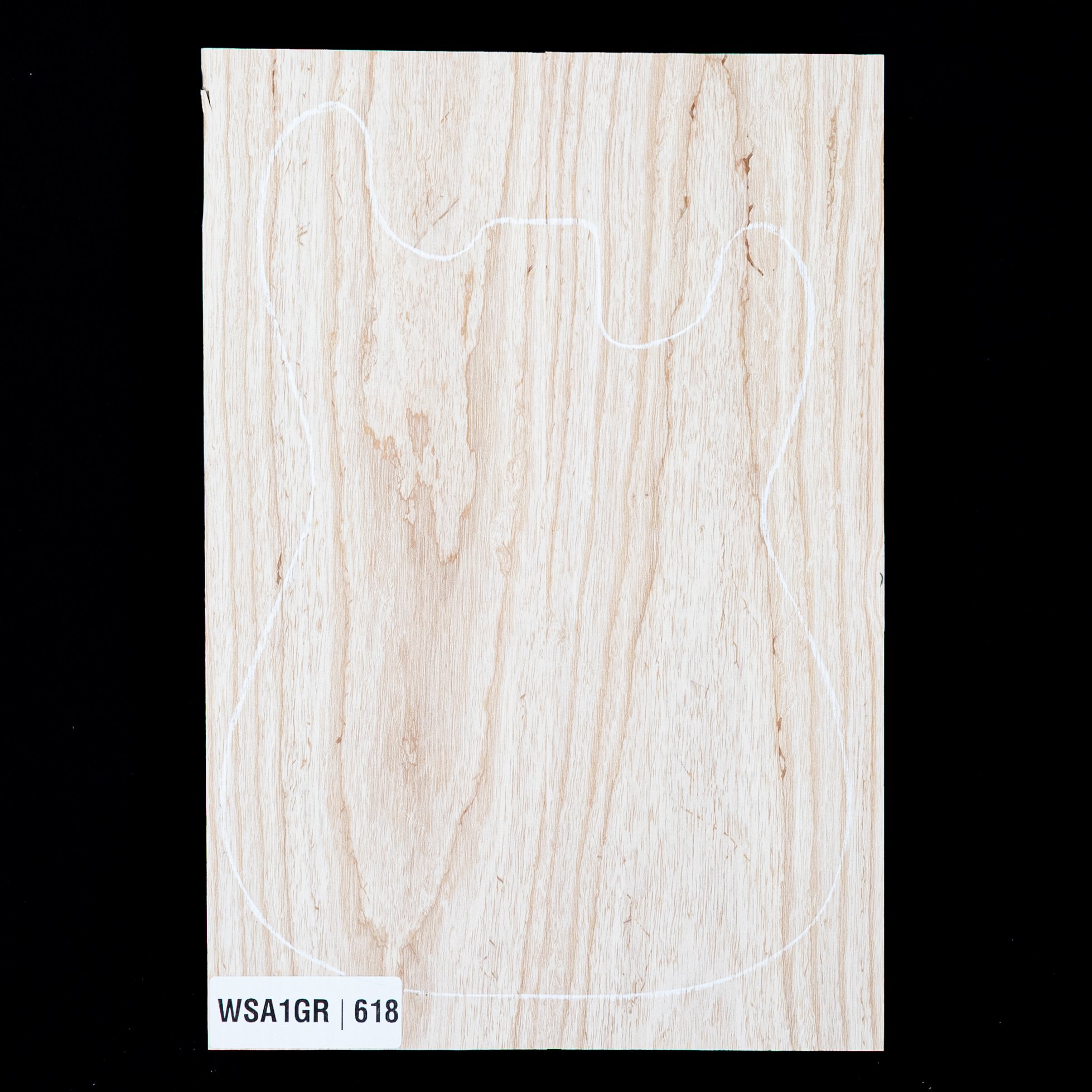 Swamp Ash Body Blank, 2-piece (7.9 lb) - 618