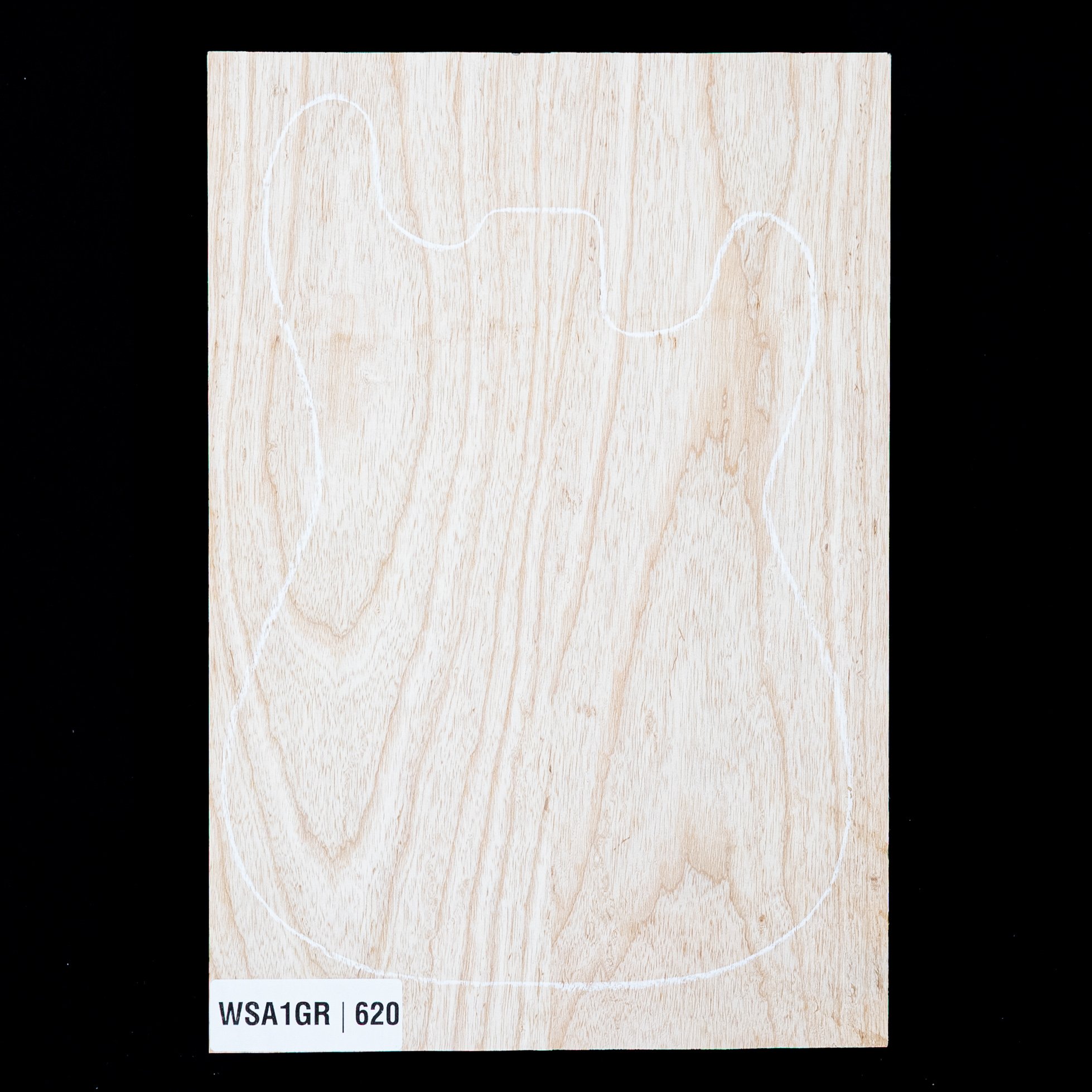 Swamp Ash Body Blank, 2-piece (7.9 lb) - 620