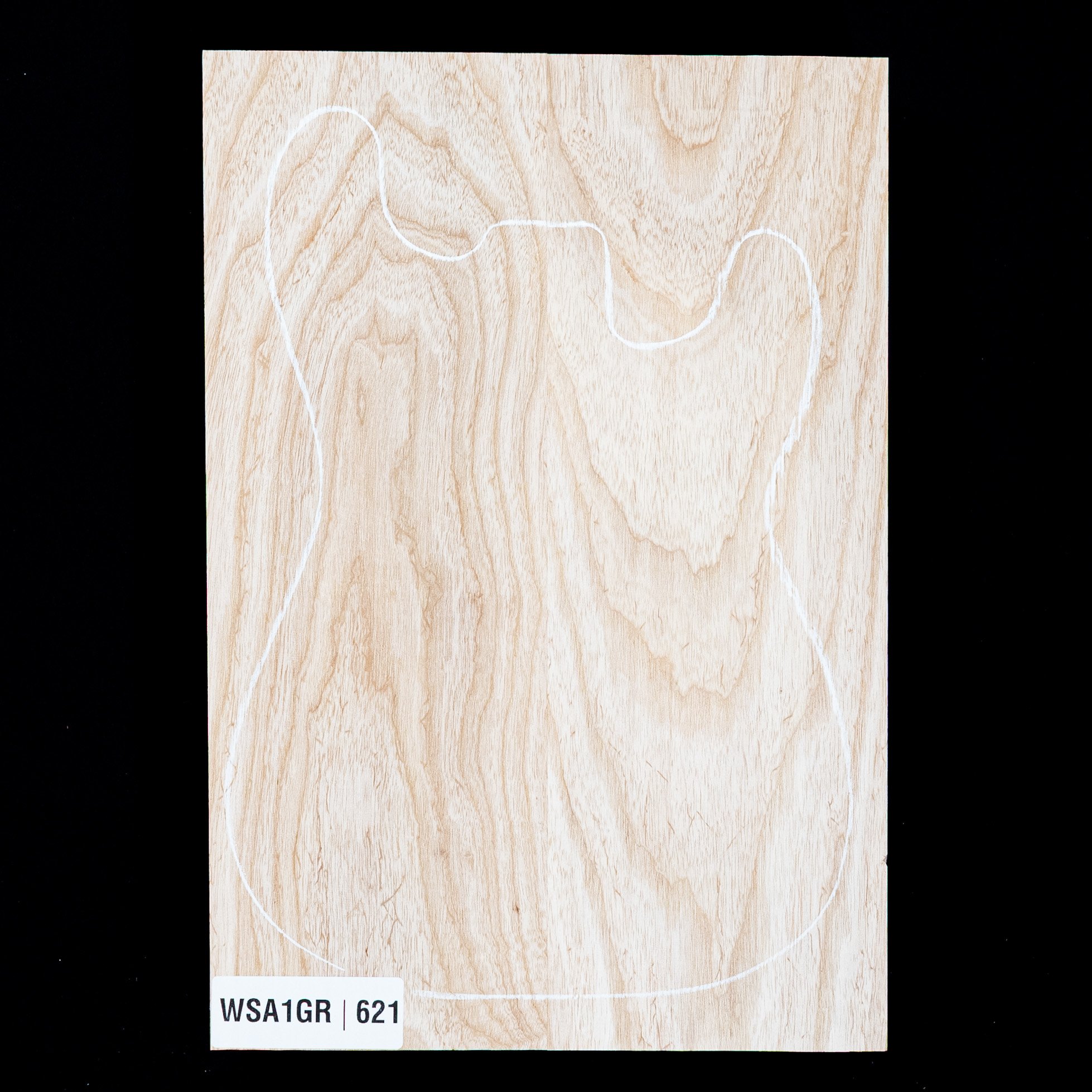 Swamp Ash Body Blank, 2-piece (8.9 lb) - 621