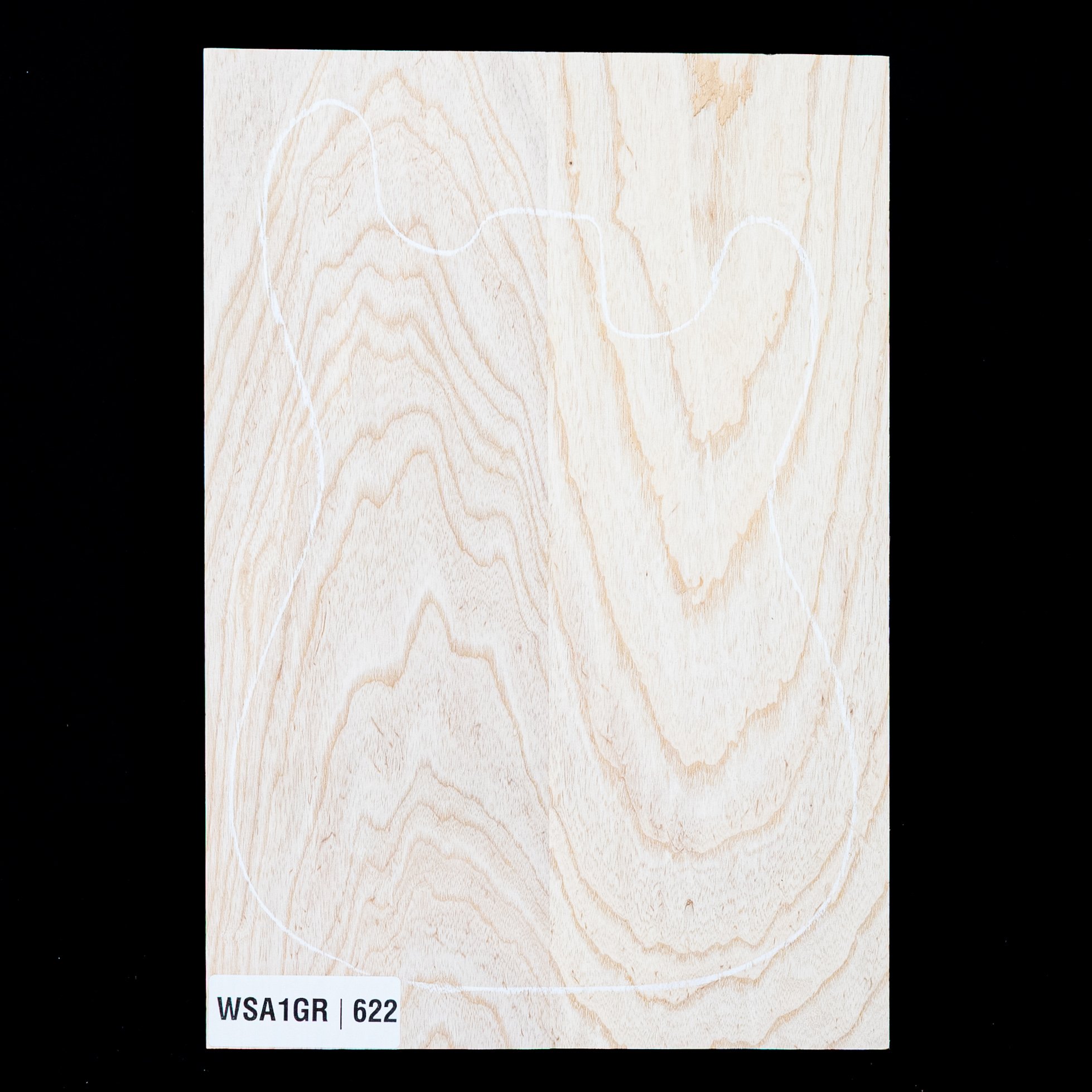 Swamp Ash Body Blank, 2-piece (8.6 lb) - 622