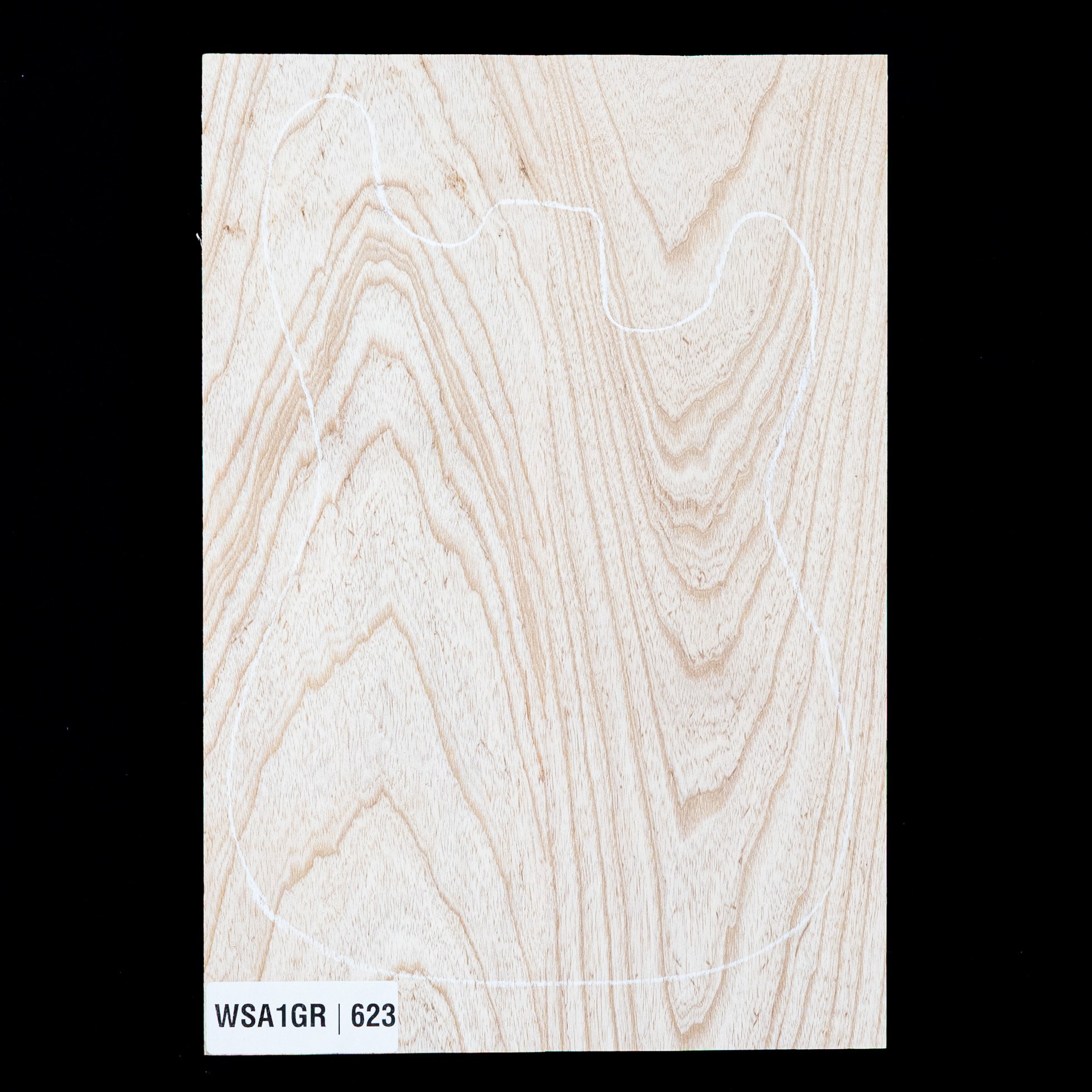 Swamp Ash Body Blank, 2-piece (8.4 lb) - 623