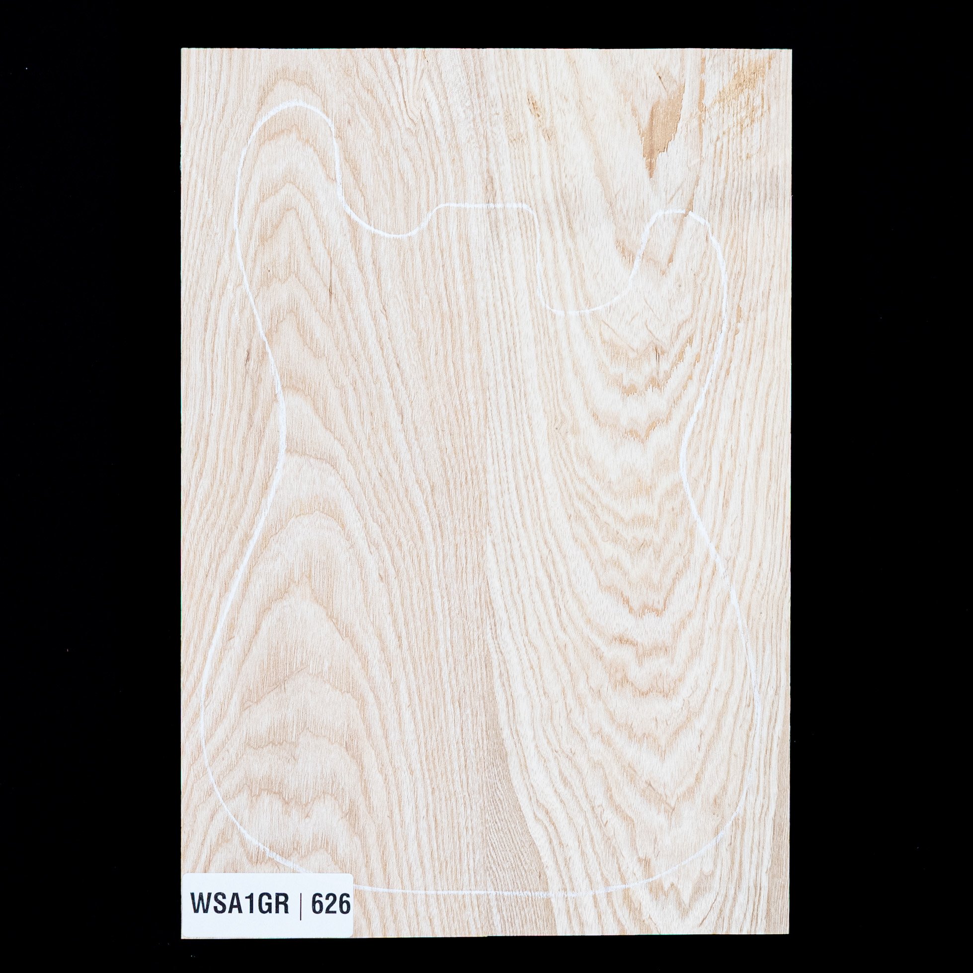 Swamp Ash Body Blank, 2-piece (8.7 lb) - 626