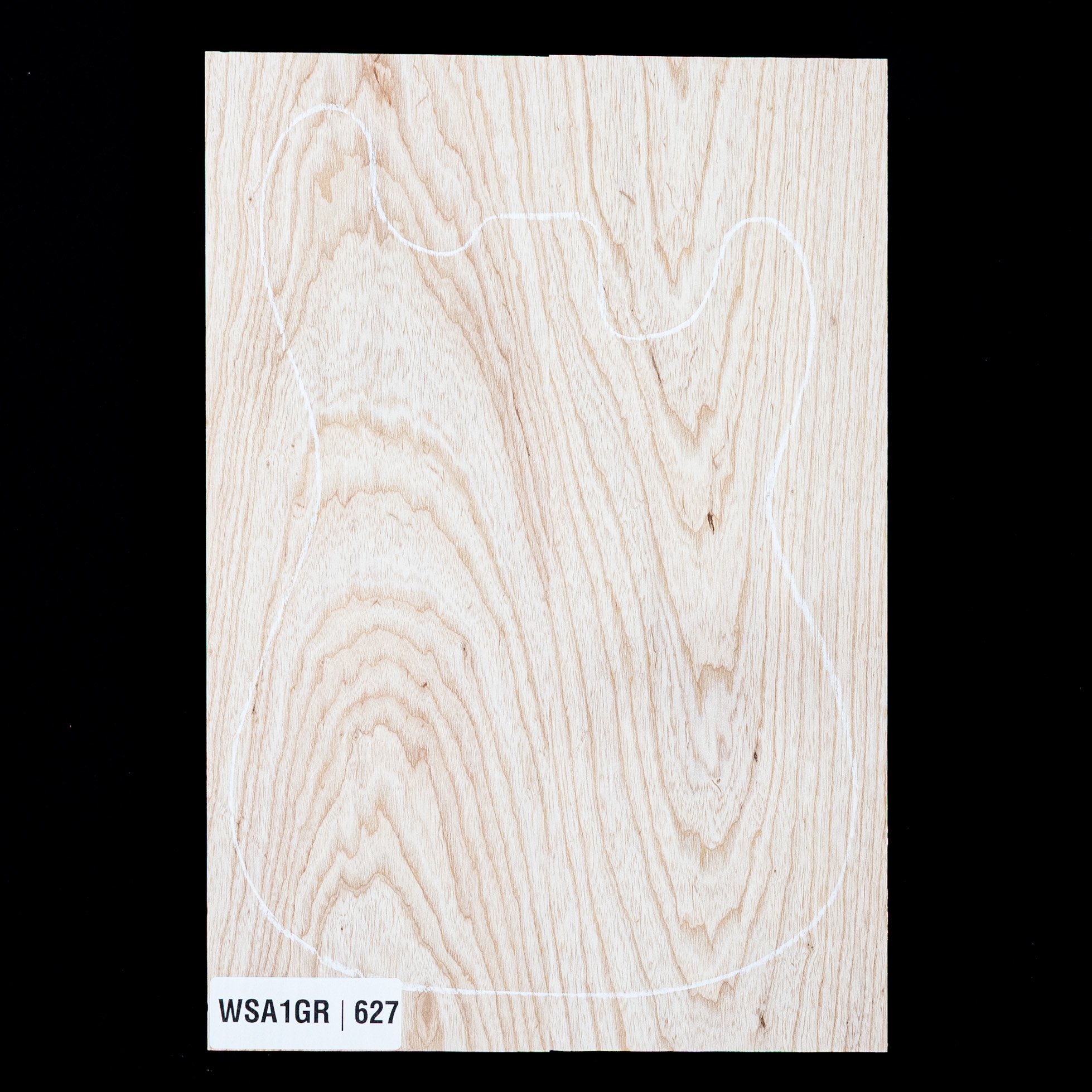 Swamp Ash Body Blank, 2-piece (8.8 lb) - 627