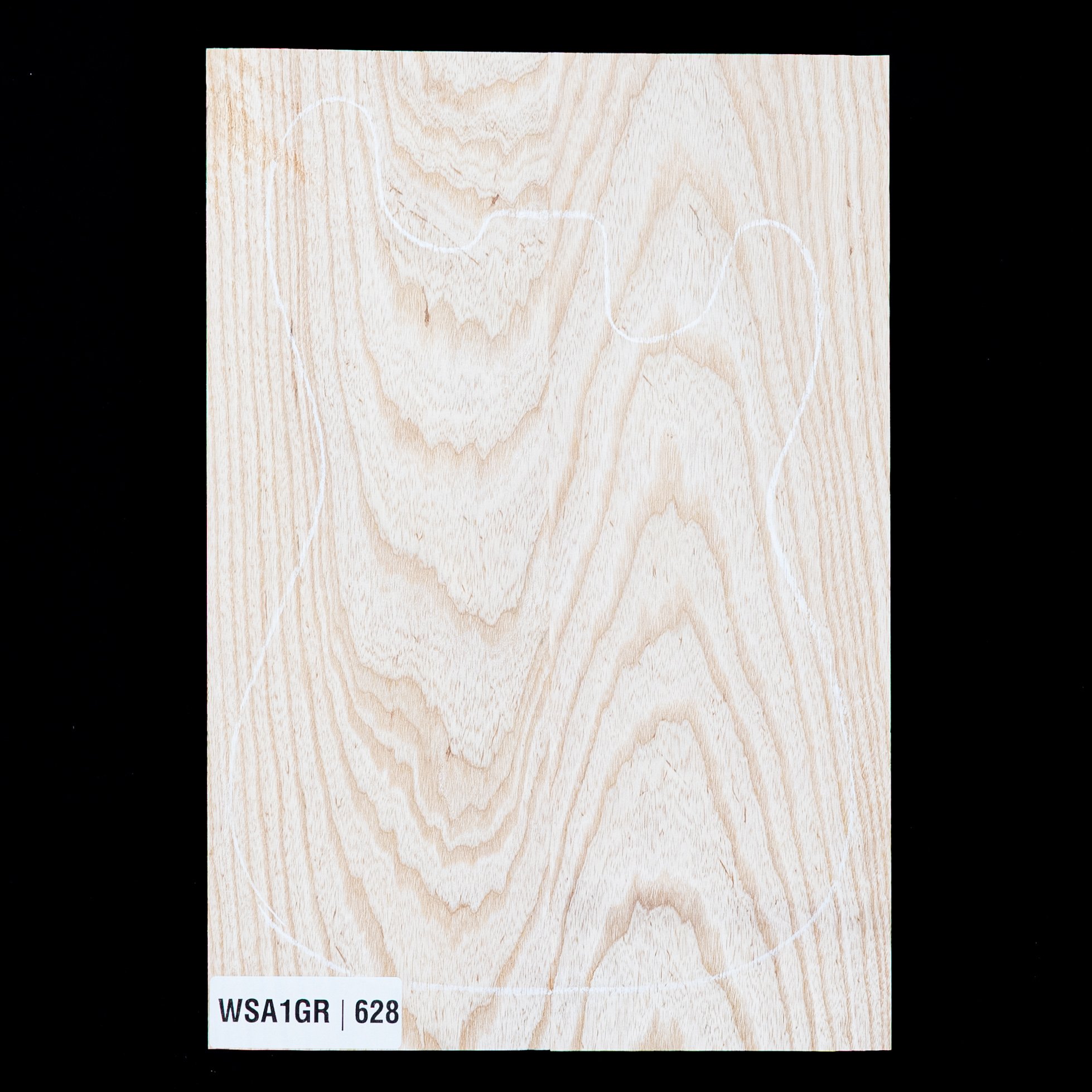 Swamp Ash Body Blank, 2-piece (8.8 lb) - 628