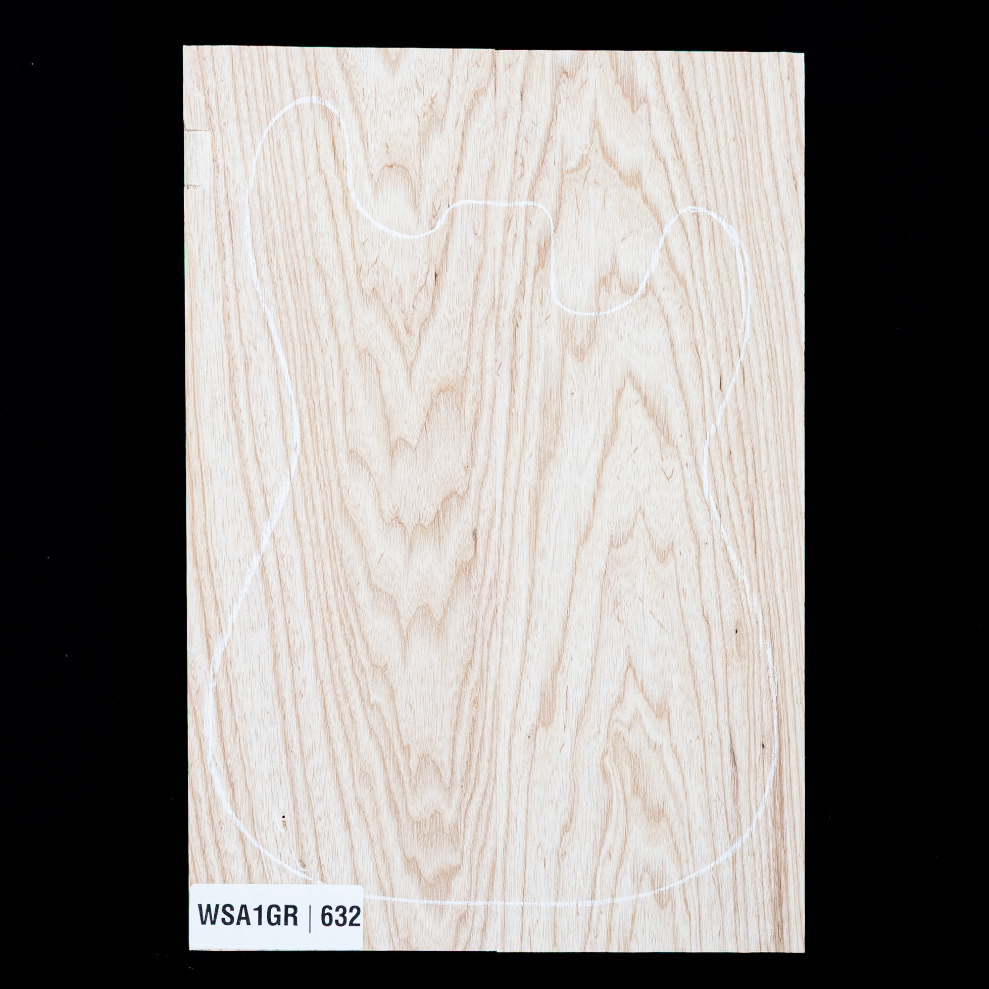 Swamp Ash Body Blank, 2-piece (9.4 lb) - 632