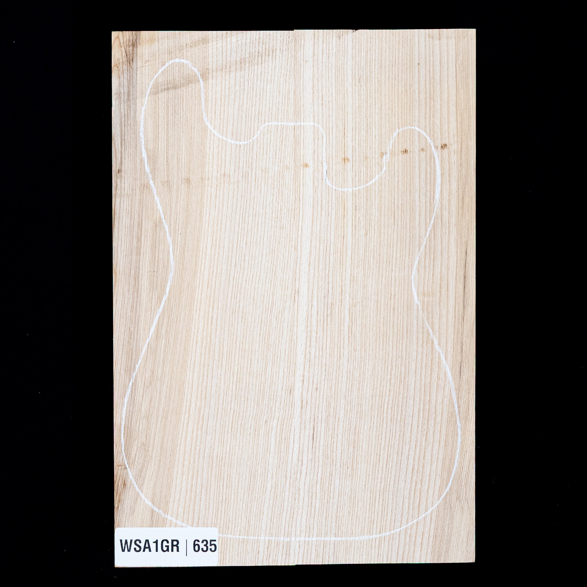 Swamp Ash Body Blank, 2-piece (9.8 lb) - 635