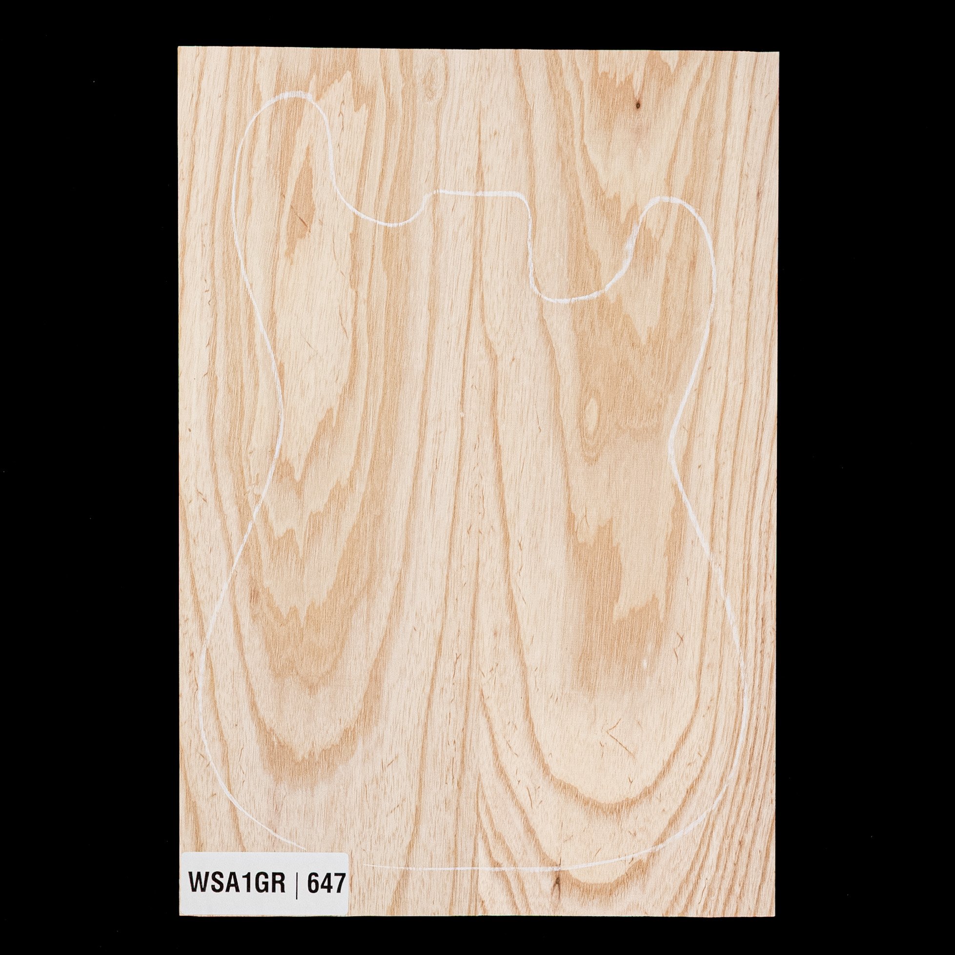 Swamp Ash Body Blank, 2-piece (7.9 lb) - 647