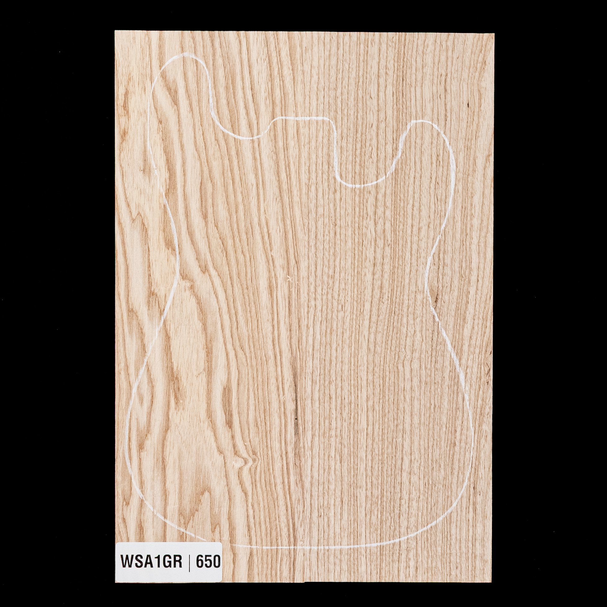 Swamp Ash Body Blank, 2-piece (8.4 lb) - 650