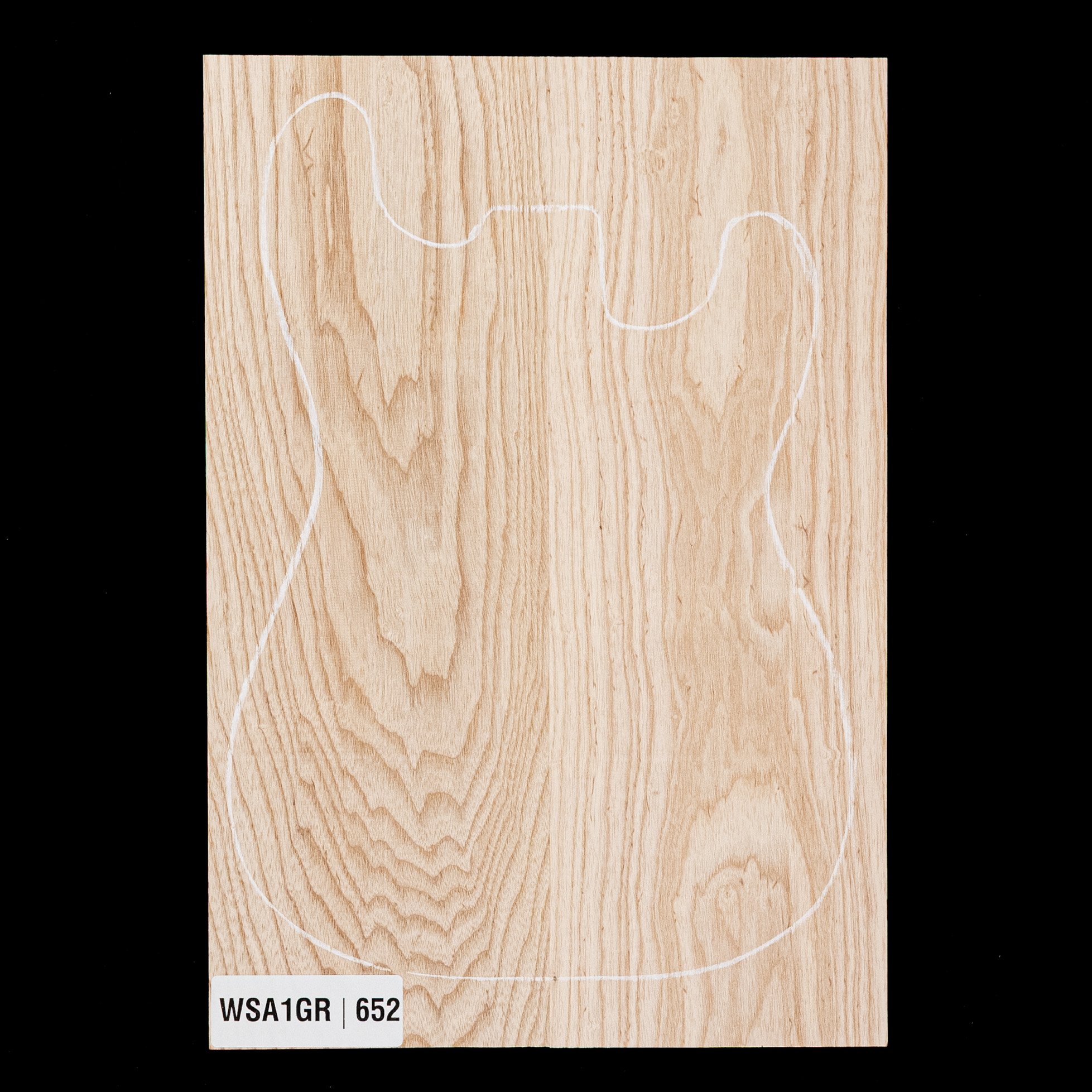 Swamp Ash Body Blank, 2-piece (7.7 lb) - 652