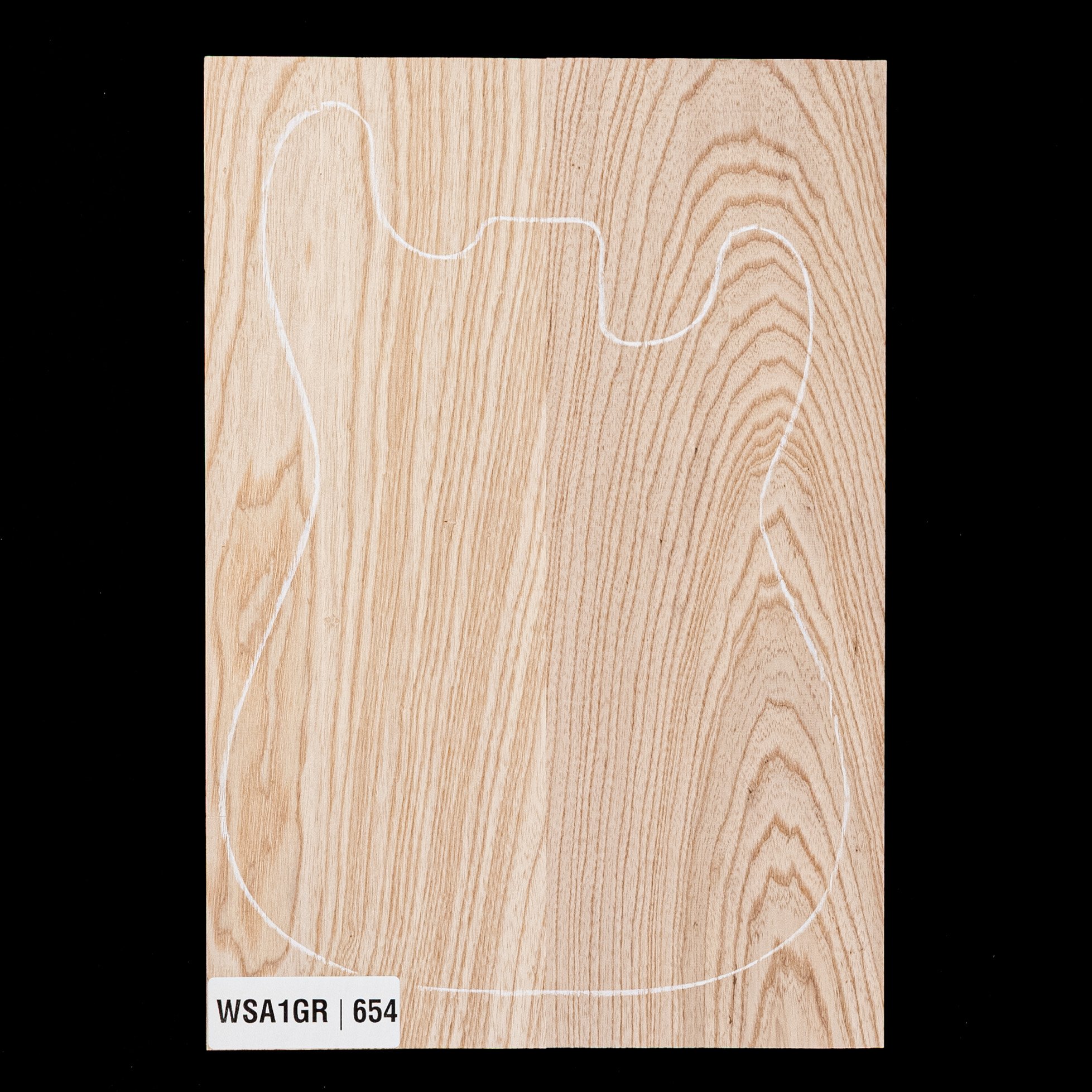 Swamp Ash Body Blank, 2-piece (8.3 lb) - 654