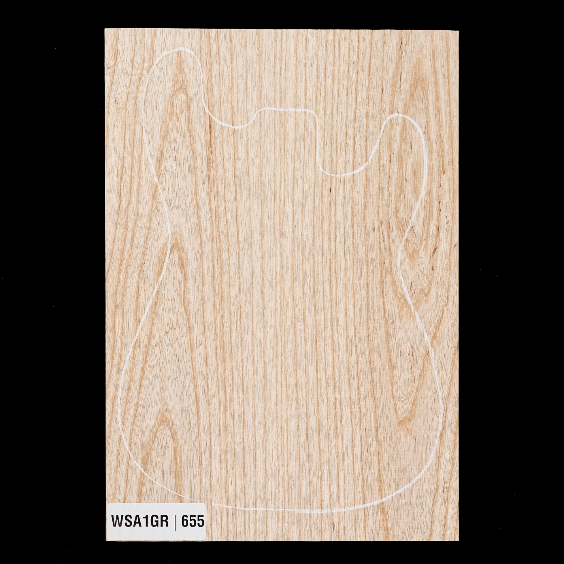 Swamp Ash Body Blank, 2-piece (8.5 lb) - 655