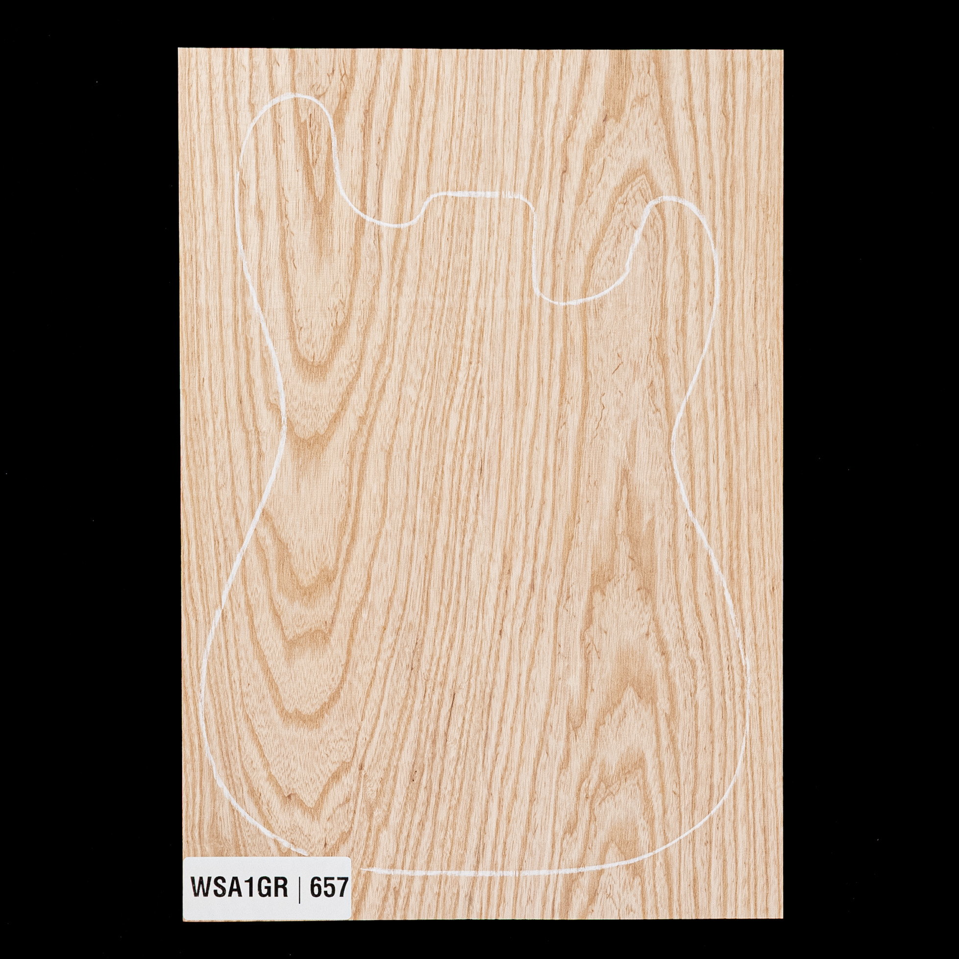 Swamp Ash Body Blank, 2-piece (8.8 lb) - 657