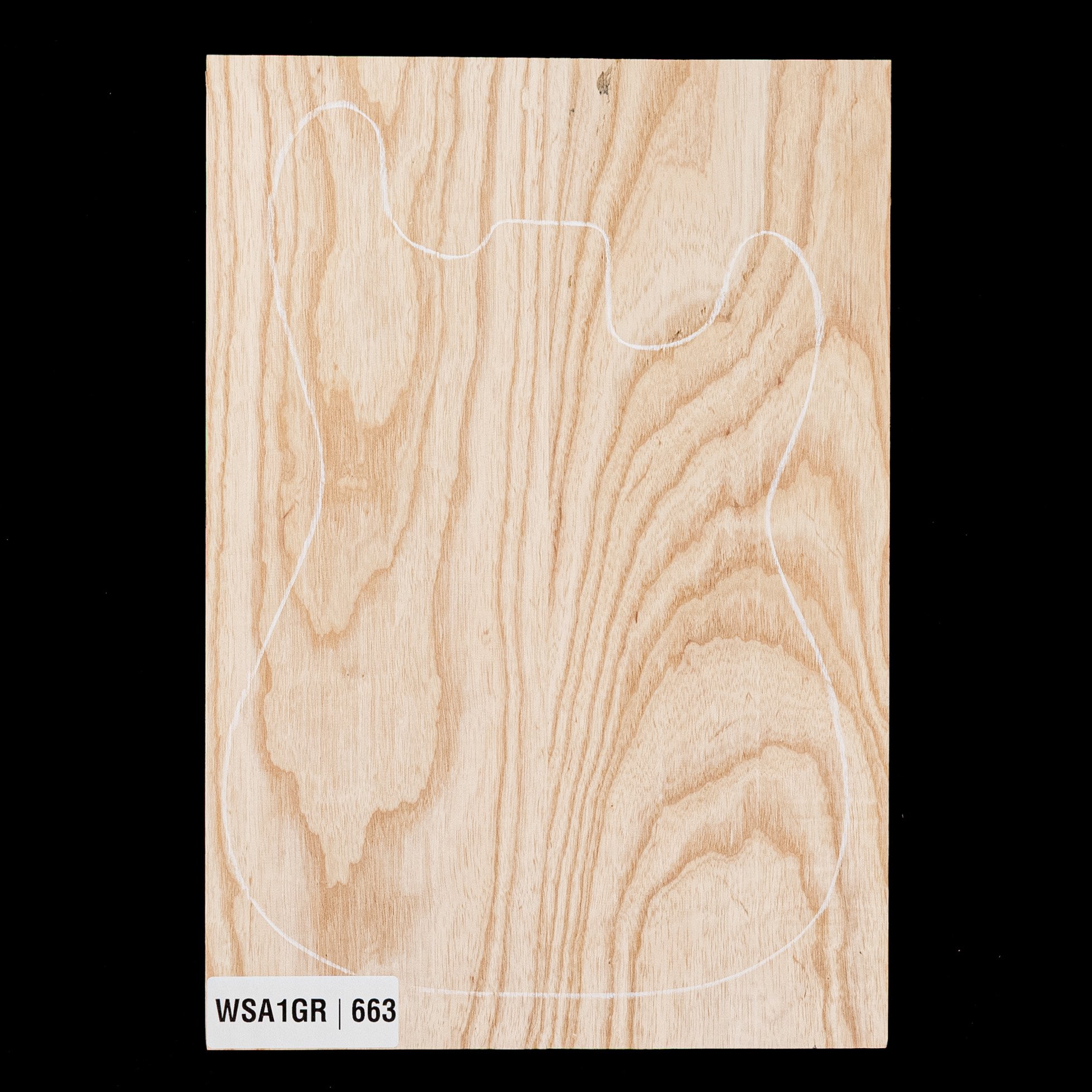 Swamp Ash Body Blank, 2-piece (9.3 lb) - 663