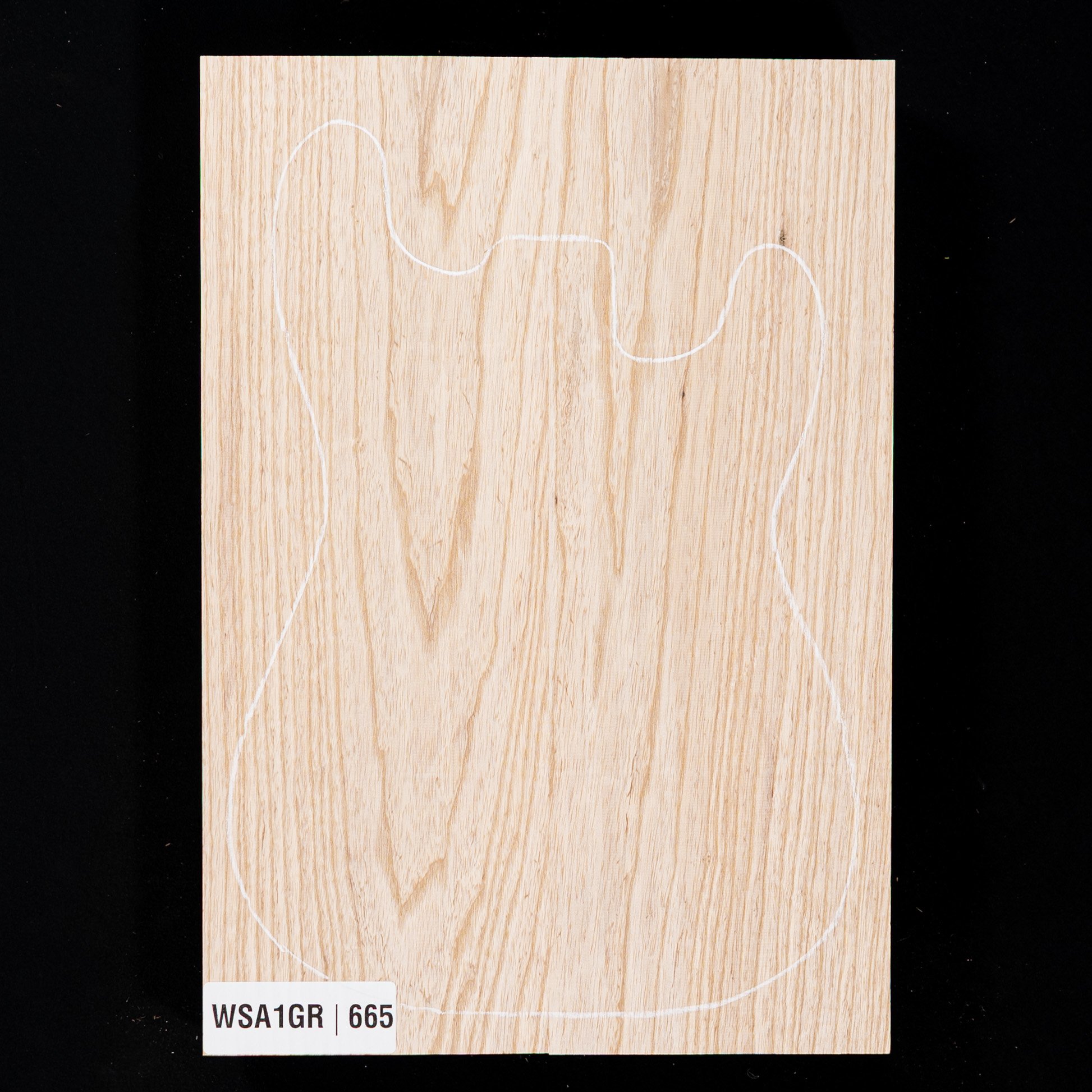 Swamp Ash Body Blank, 2-piece (7.7 lb) - 665