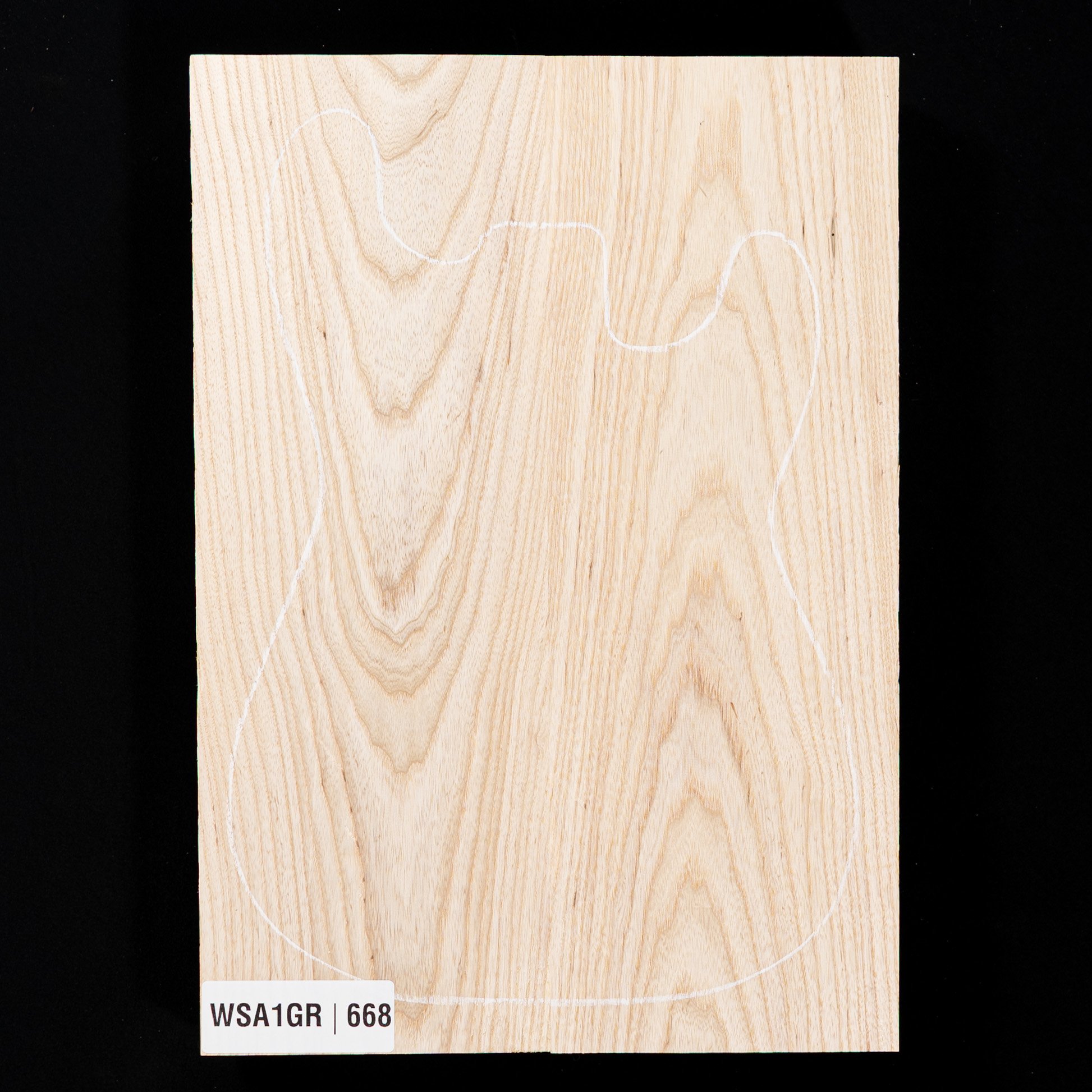 Swamp Ash Body Blank, 2-piece (9.8 lb) - 668