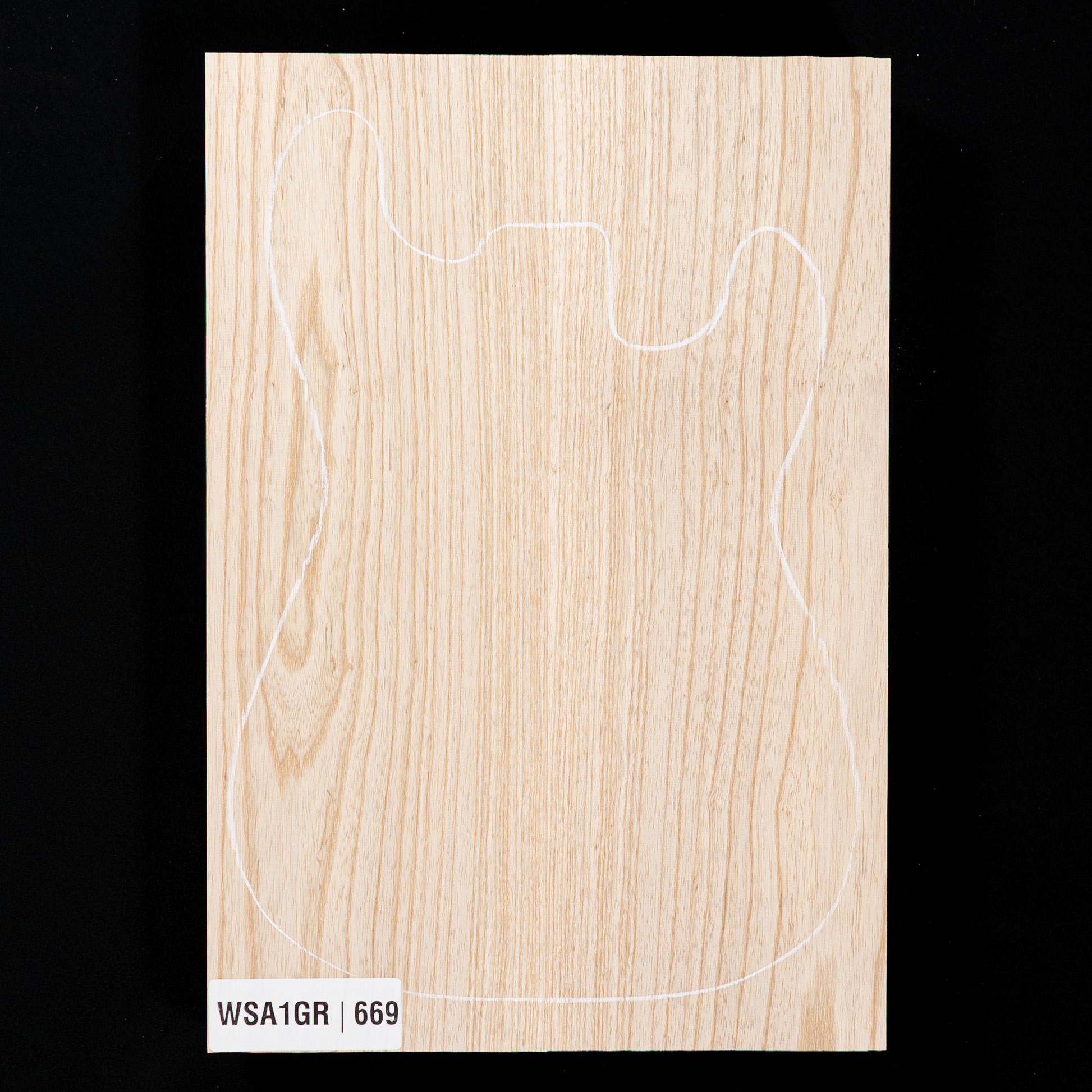 Swamp Ash Body Blank, 2-piece (9.8 lb) - 669