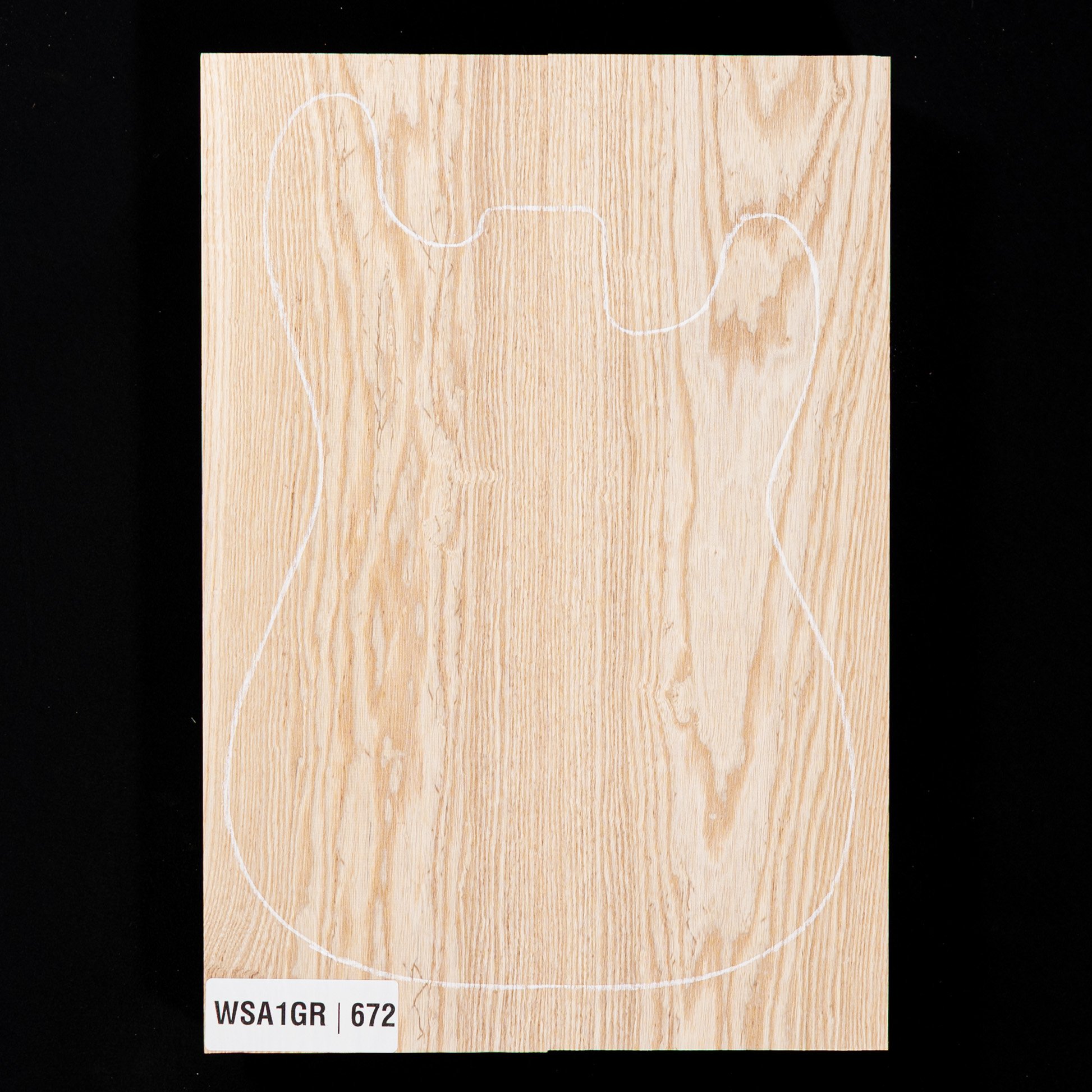 Swamp Ash Body Blank, 2-piece (9.1 lb) - 672