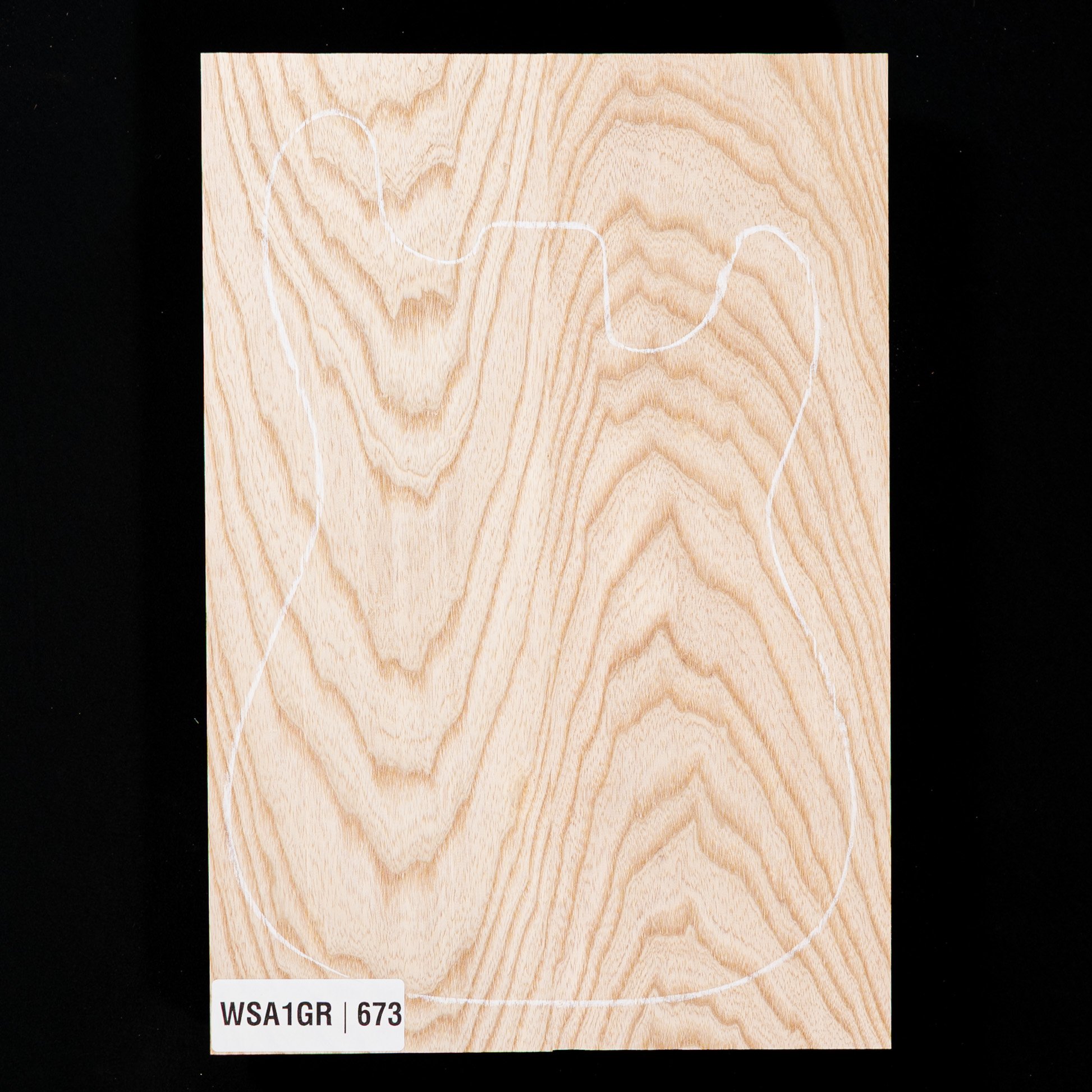 Swamp Ash Body Blank, 2-piece (8.2 lb) - 673