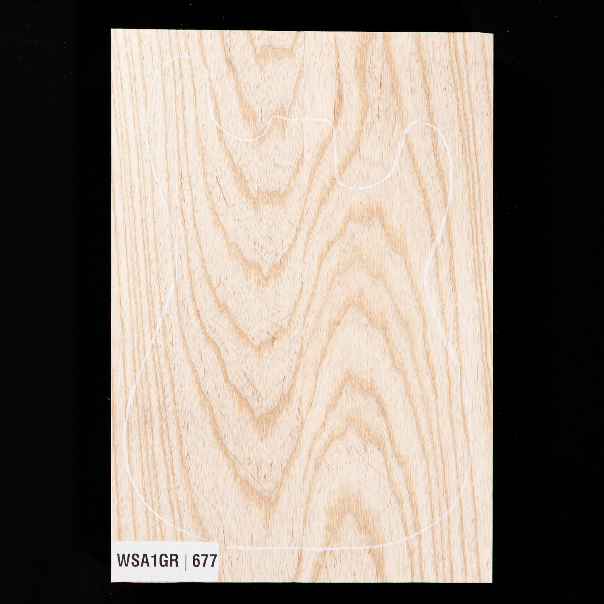 Swamp Ash Body Blank, 2-piece (8.9 lb) - 677
