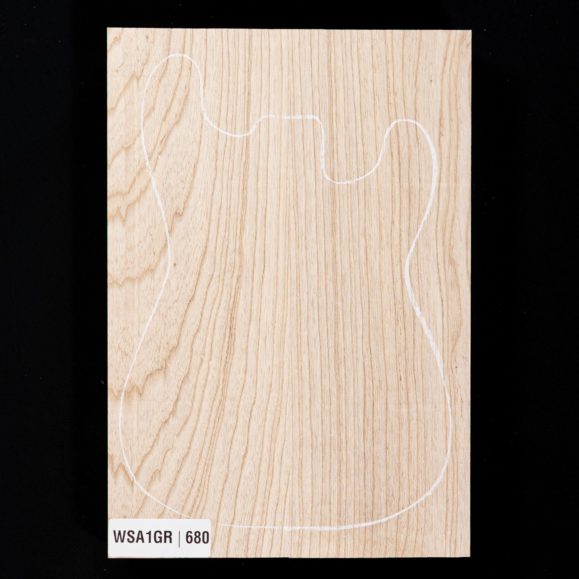 Swamp Ash Body Blank, 2-piece (8.3 lb) - 680