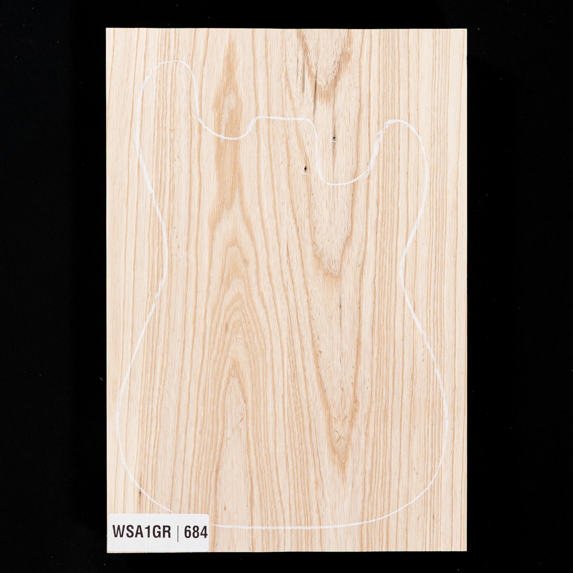 Swamp Ash Body Blank, 2-piece (8.4 lb) - 684