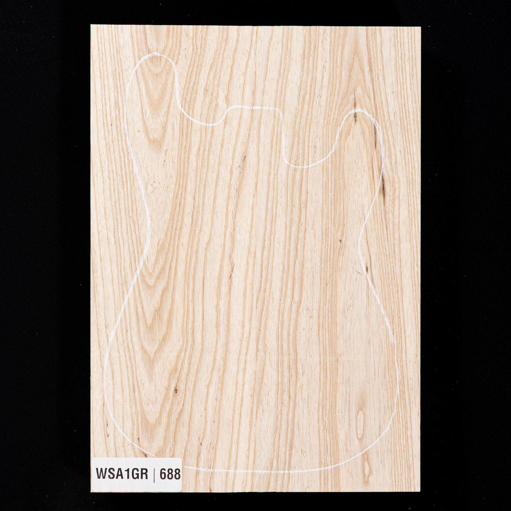 Swamp Ash Body Blank, 2-piece (8.2 lb) - 688