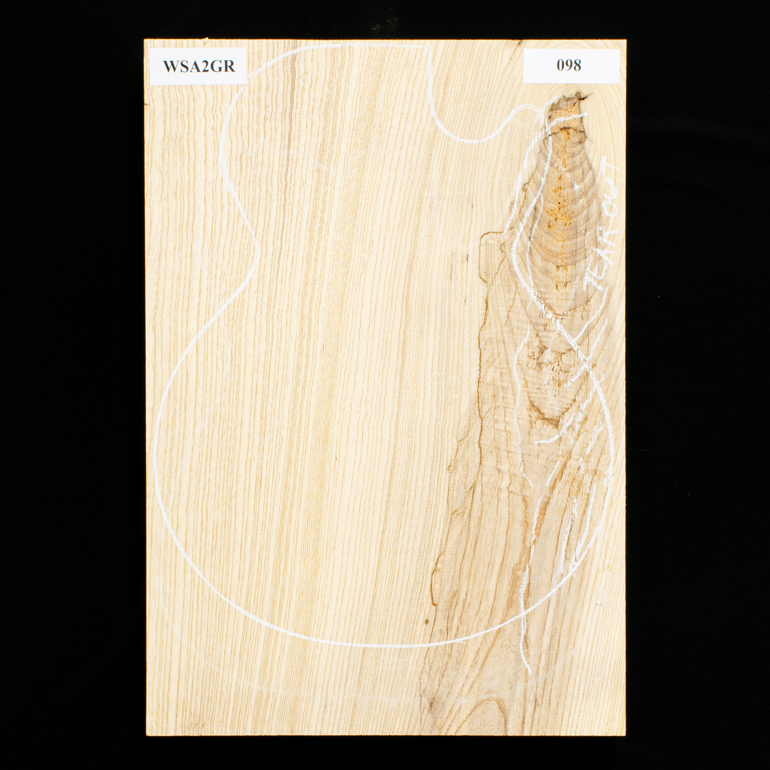 Swamp Ash Body Blank, 1-Piece - 098