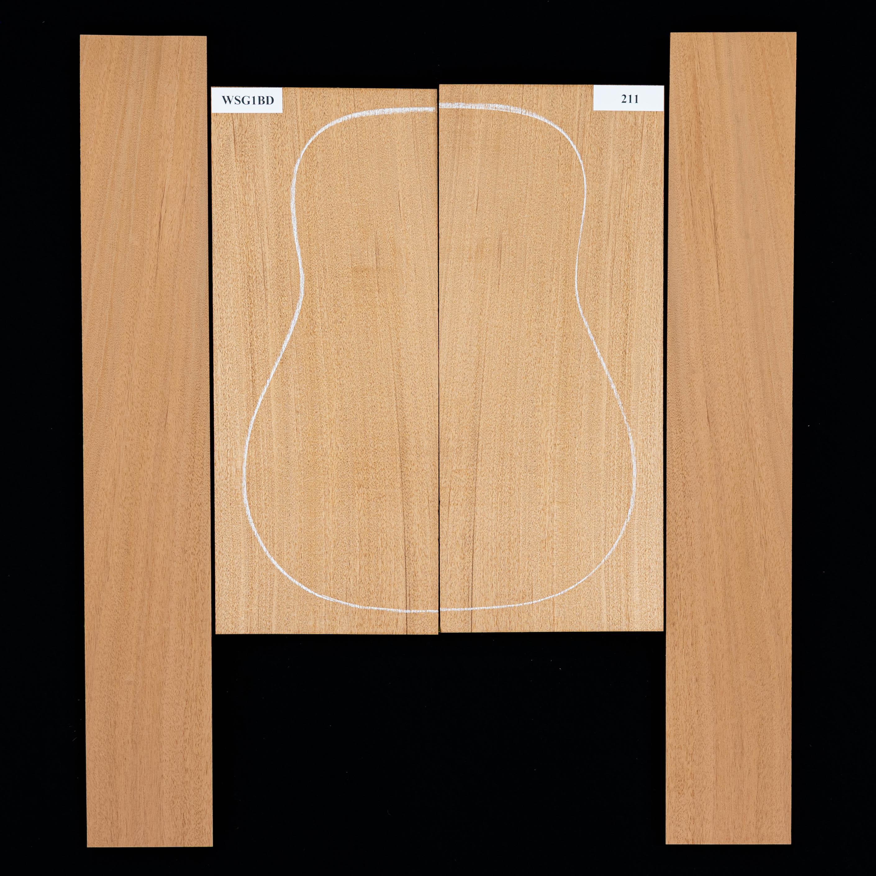 Honduran Mahogany Back + Side Set 211 StewMac