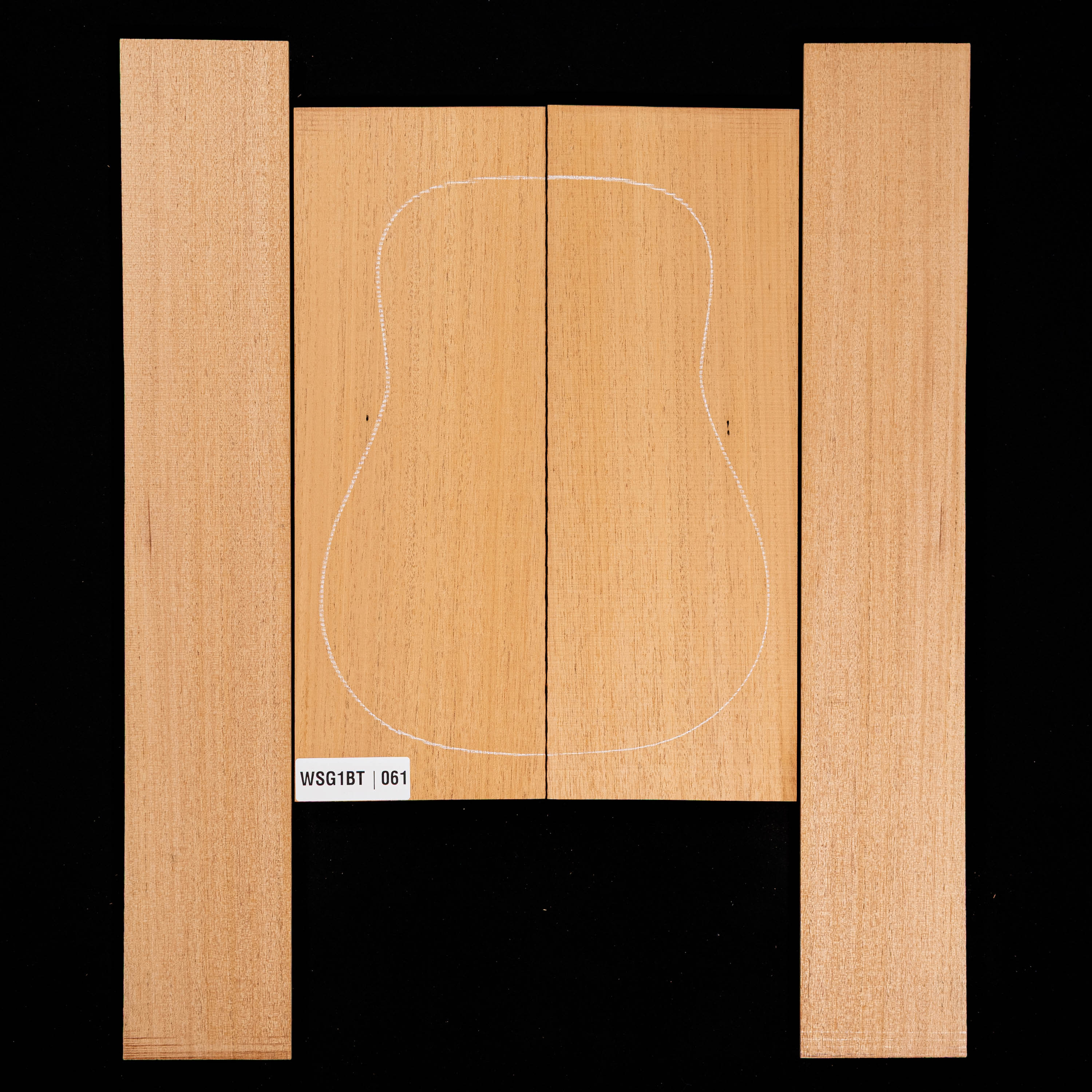Honduran Mahogany Back + Side Set - 061